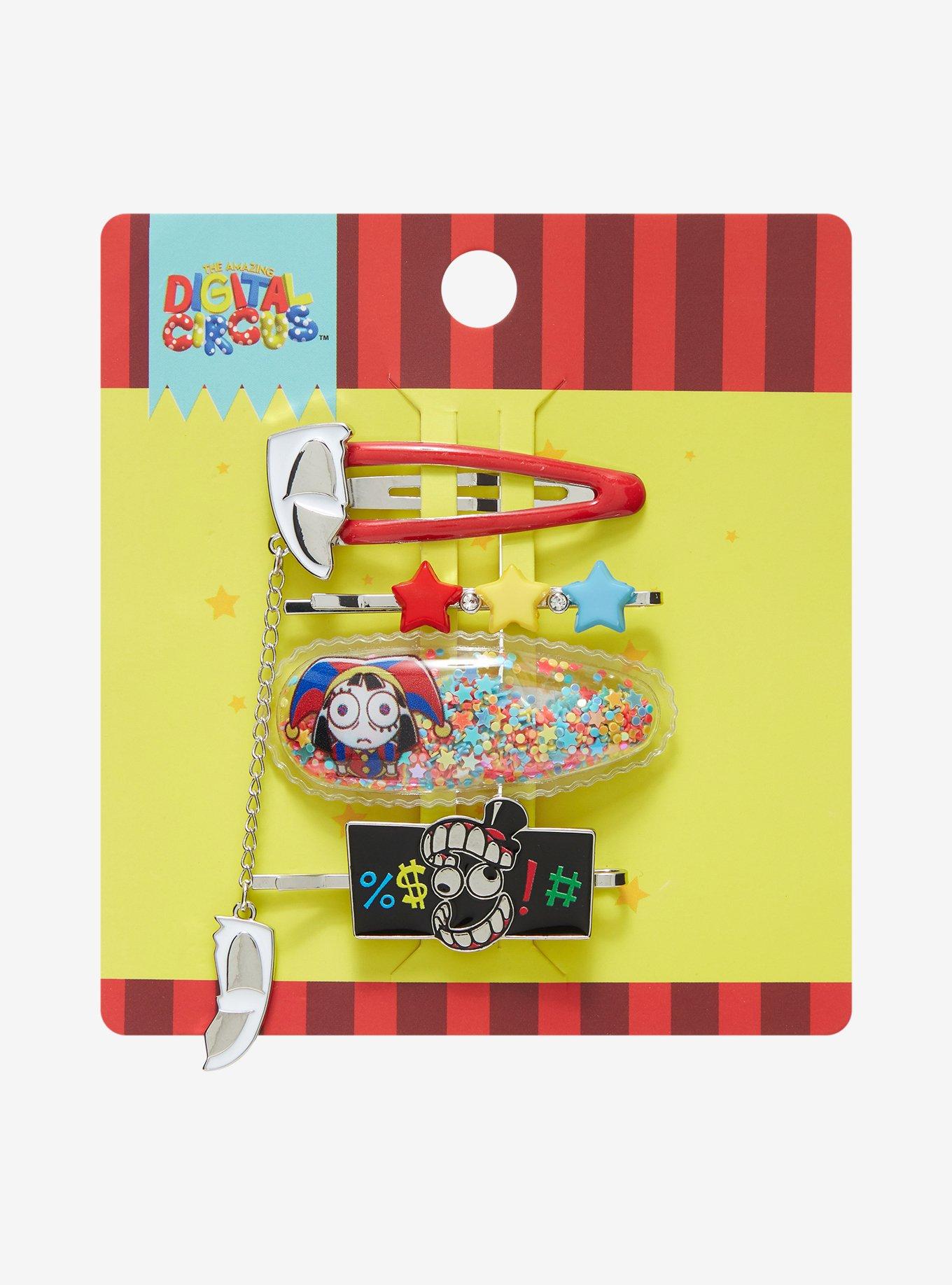 The Amazing Digital Circus Character Hair Clip Set, , hi-res