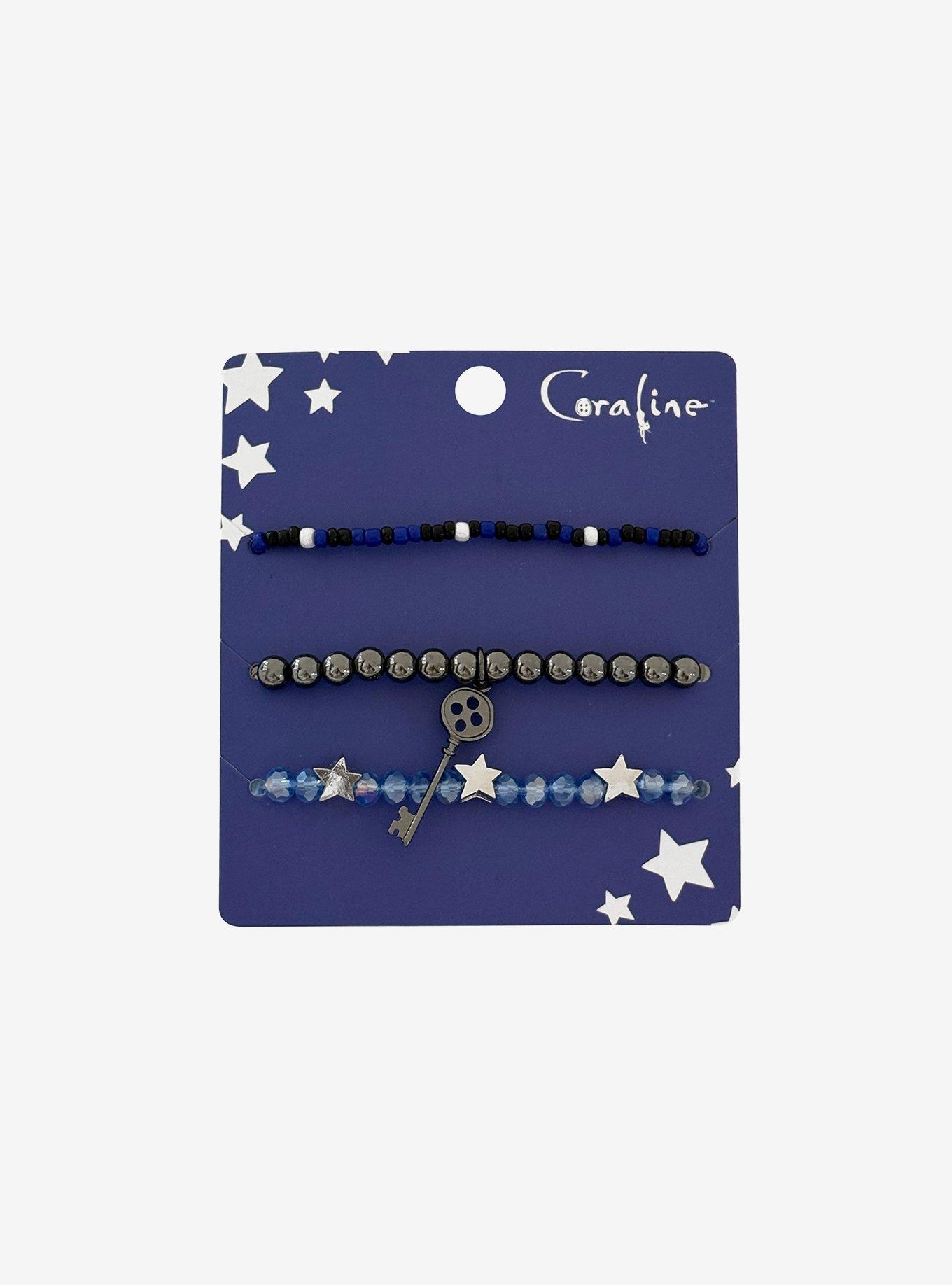 Coraline Key & Star Bead Bracelet Set, , hi-res