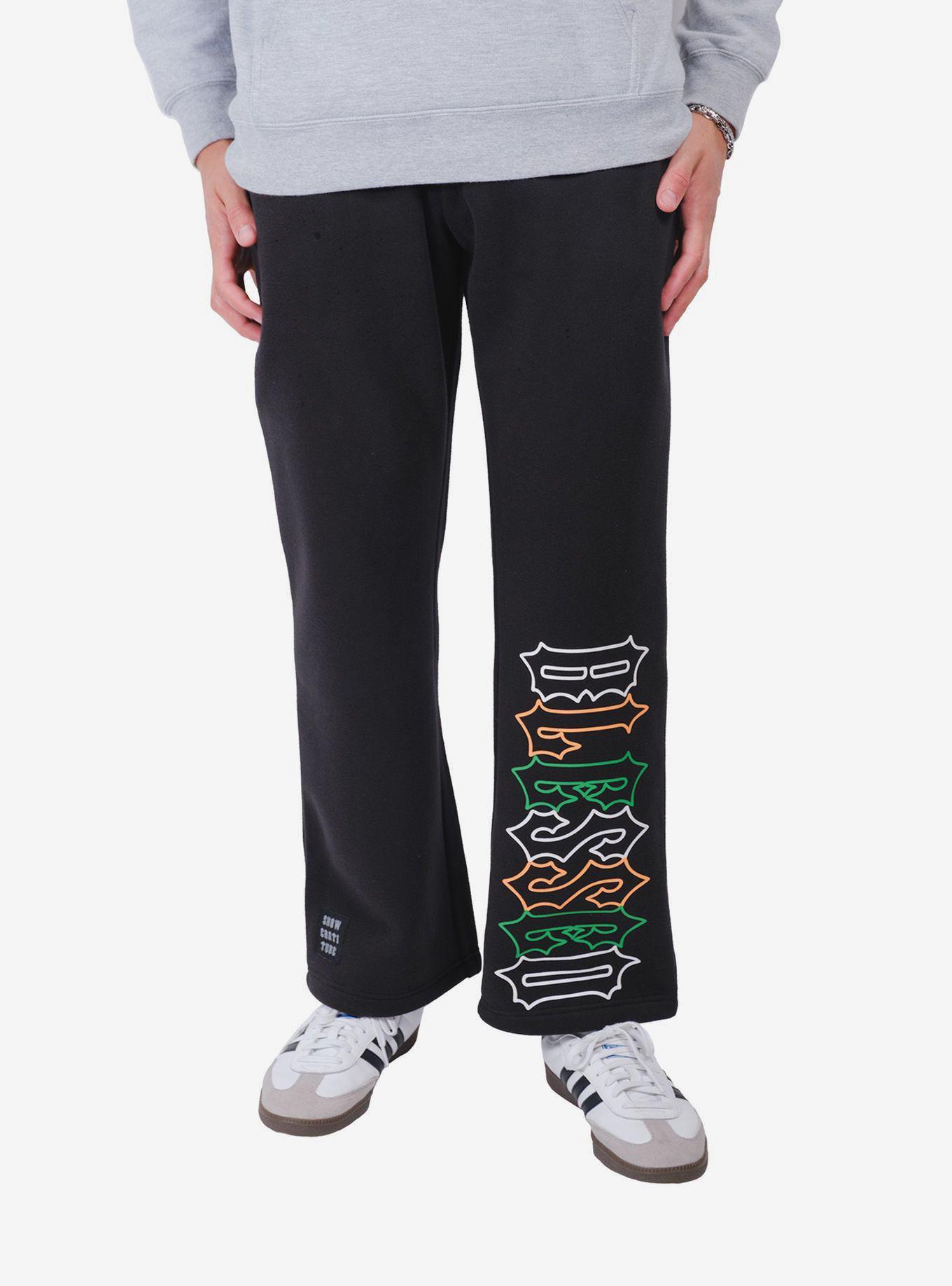 Heavy Weight Blessed Fleece Sweatpants Black, , hi-res