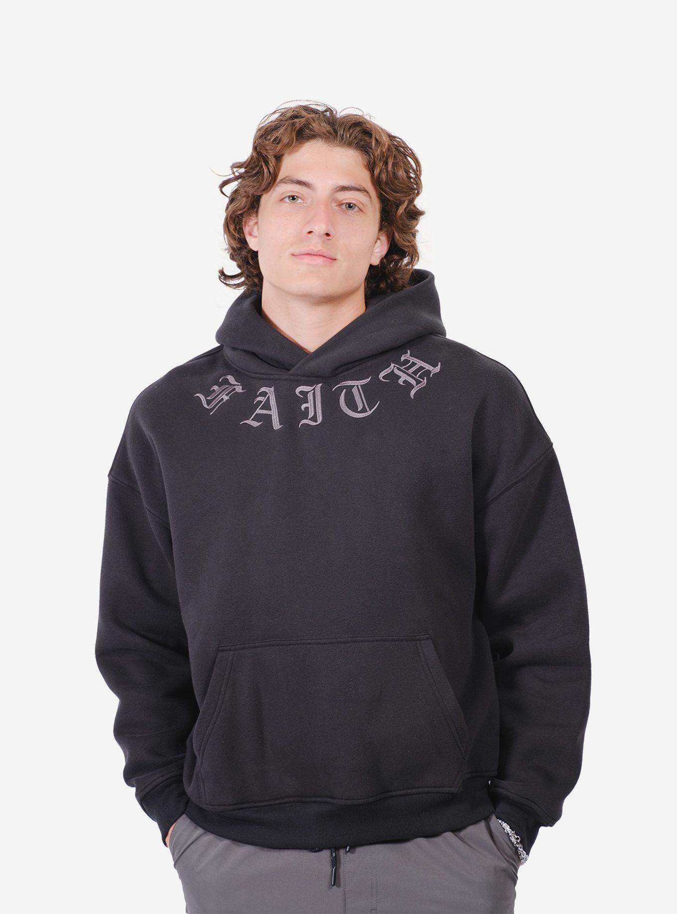 Heavy Weight Faith Fleece Hoodie, , hi-res