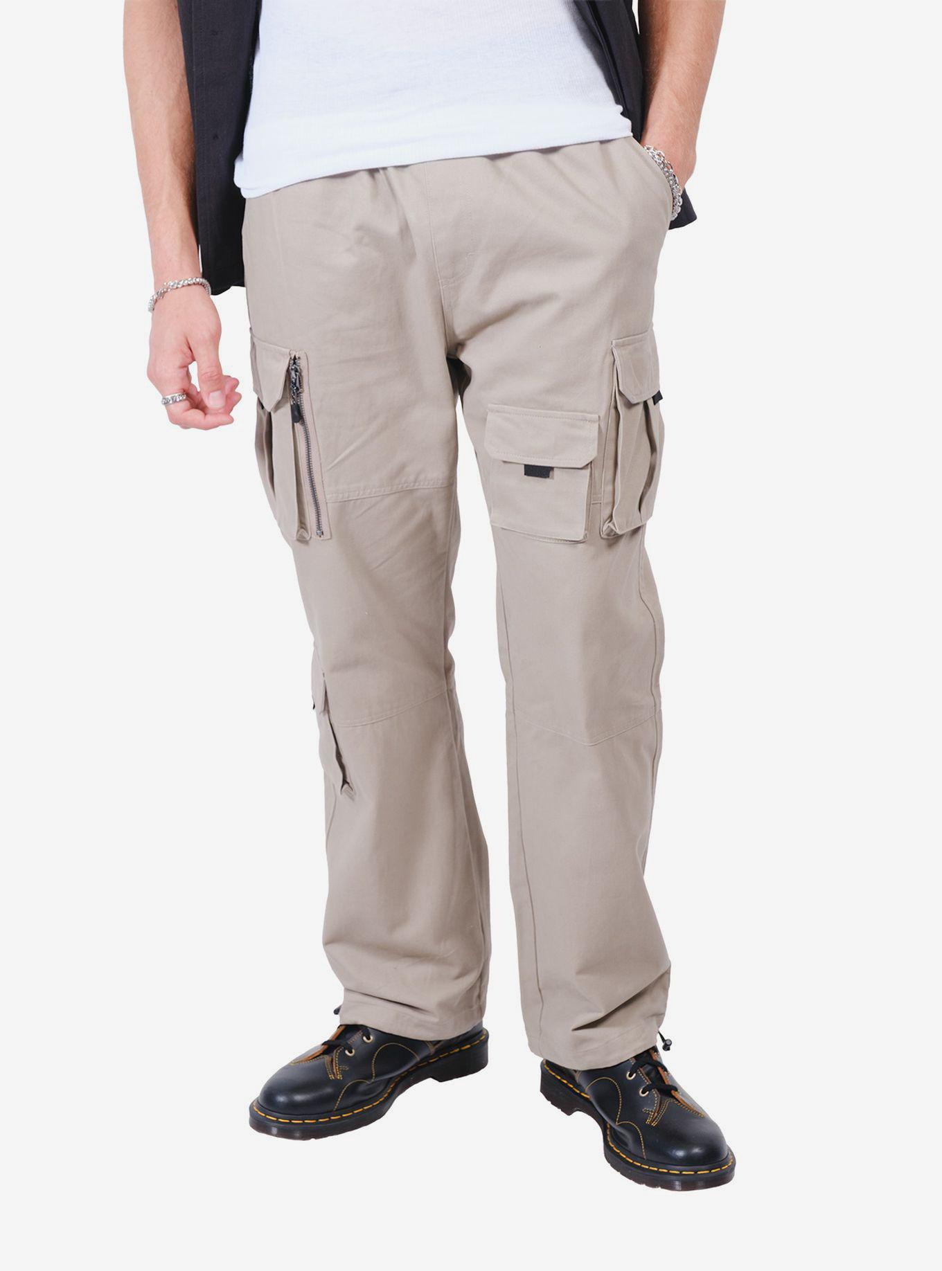 Multi Pocket Twill Cargo Pant Pumice, , hi-res