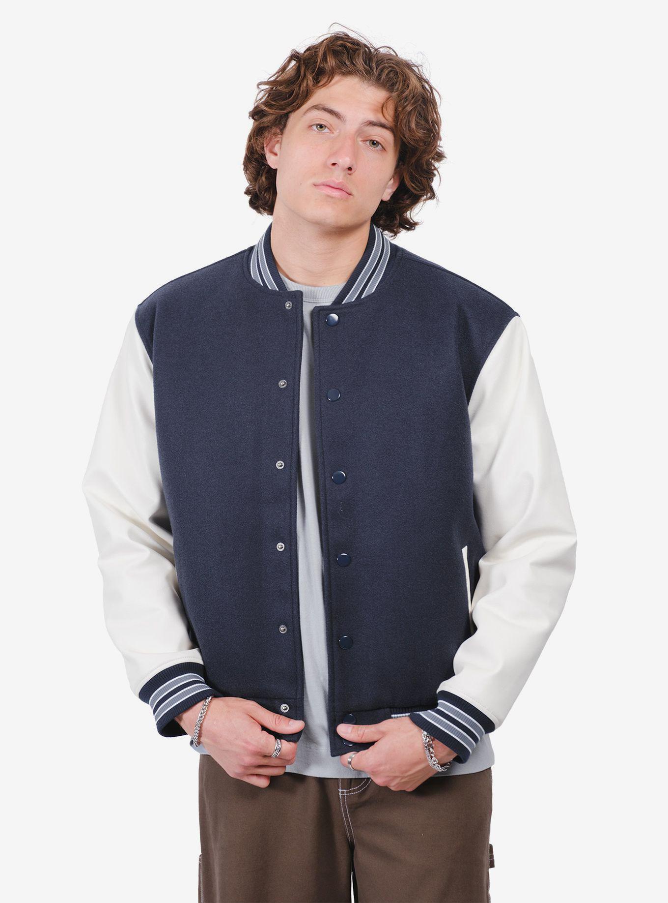 Varsity Jacket Navy, , hi-res