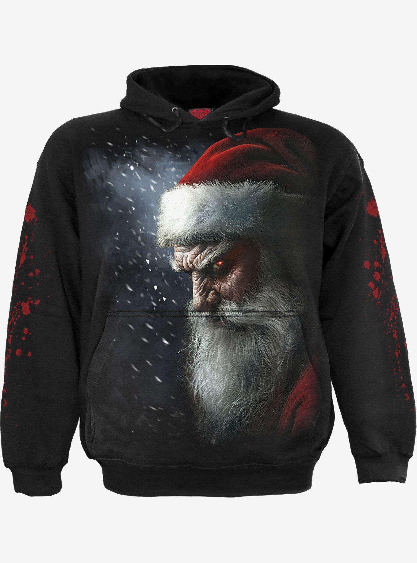 Naughty Or Nice Santa Hoodie