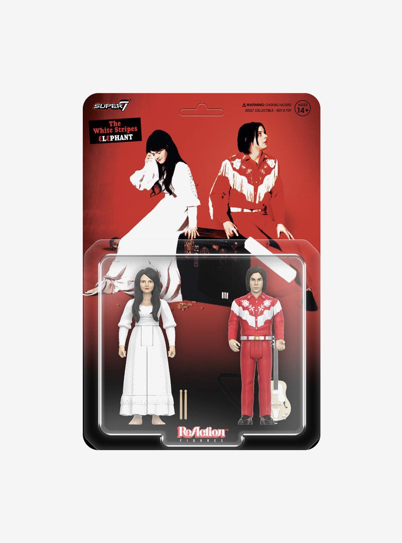 Super7 ReAction The White Stripes (Elephant) Figure Set, , hi-res
