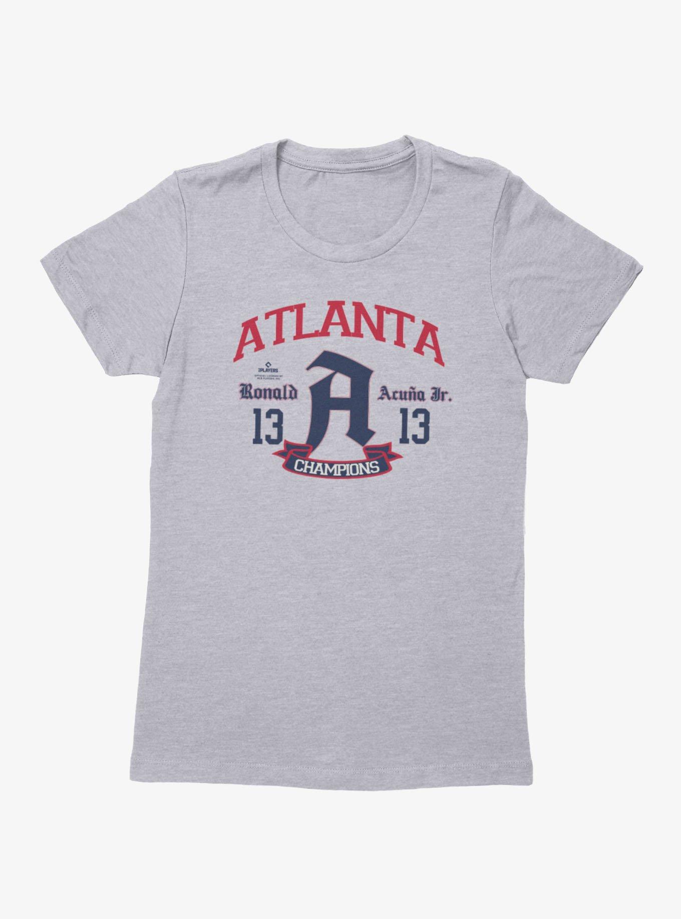 MLB Atlanta Braves Ronald Acuna Jr. Atlanta Arch Champion Womens T-Shirt, , hi-res