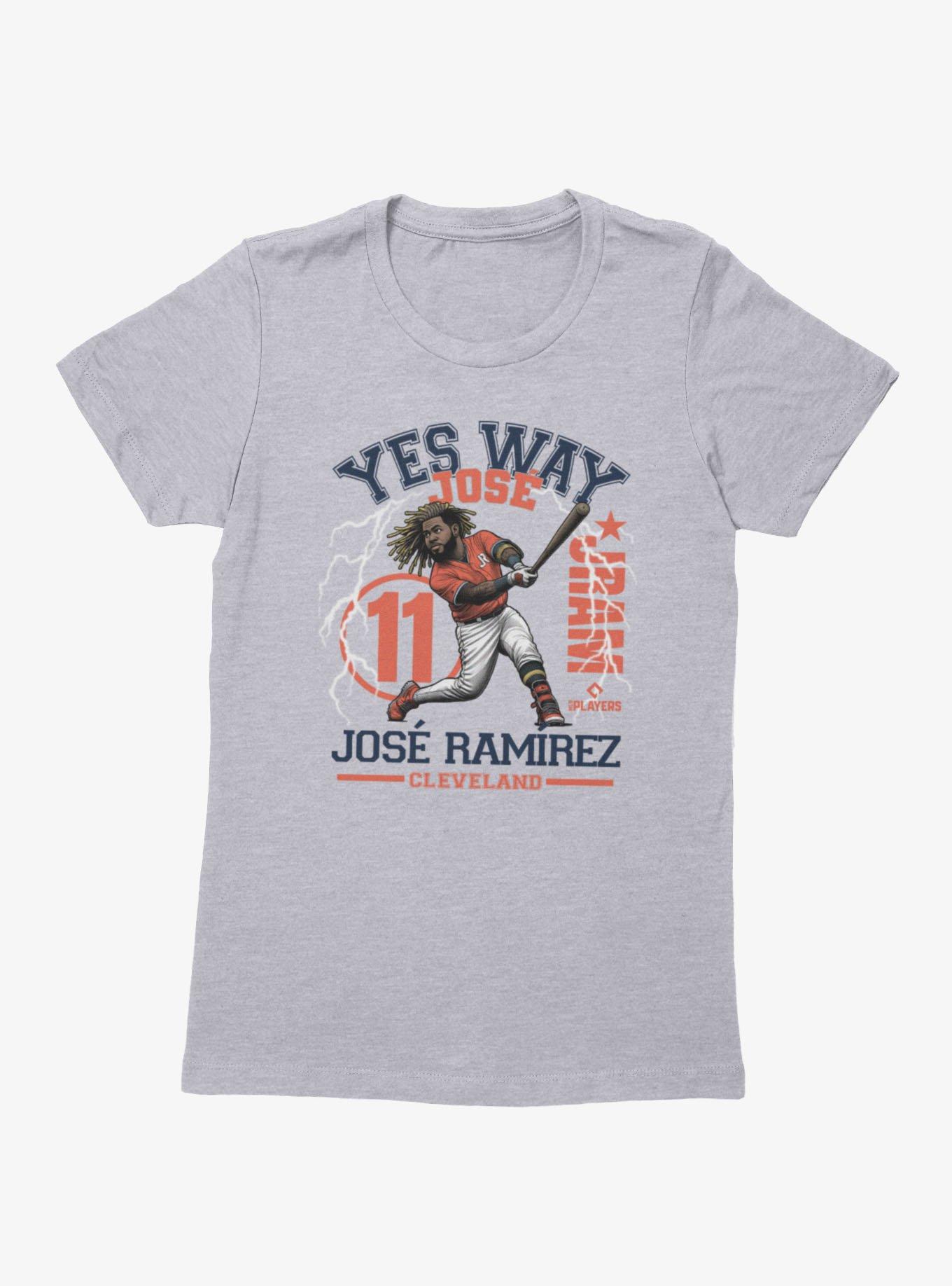 MLB Cleveland Guardians Jose Ramirez Yes Way JRam Womens T-Shirt, , hi-res