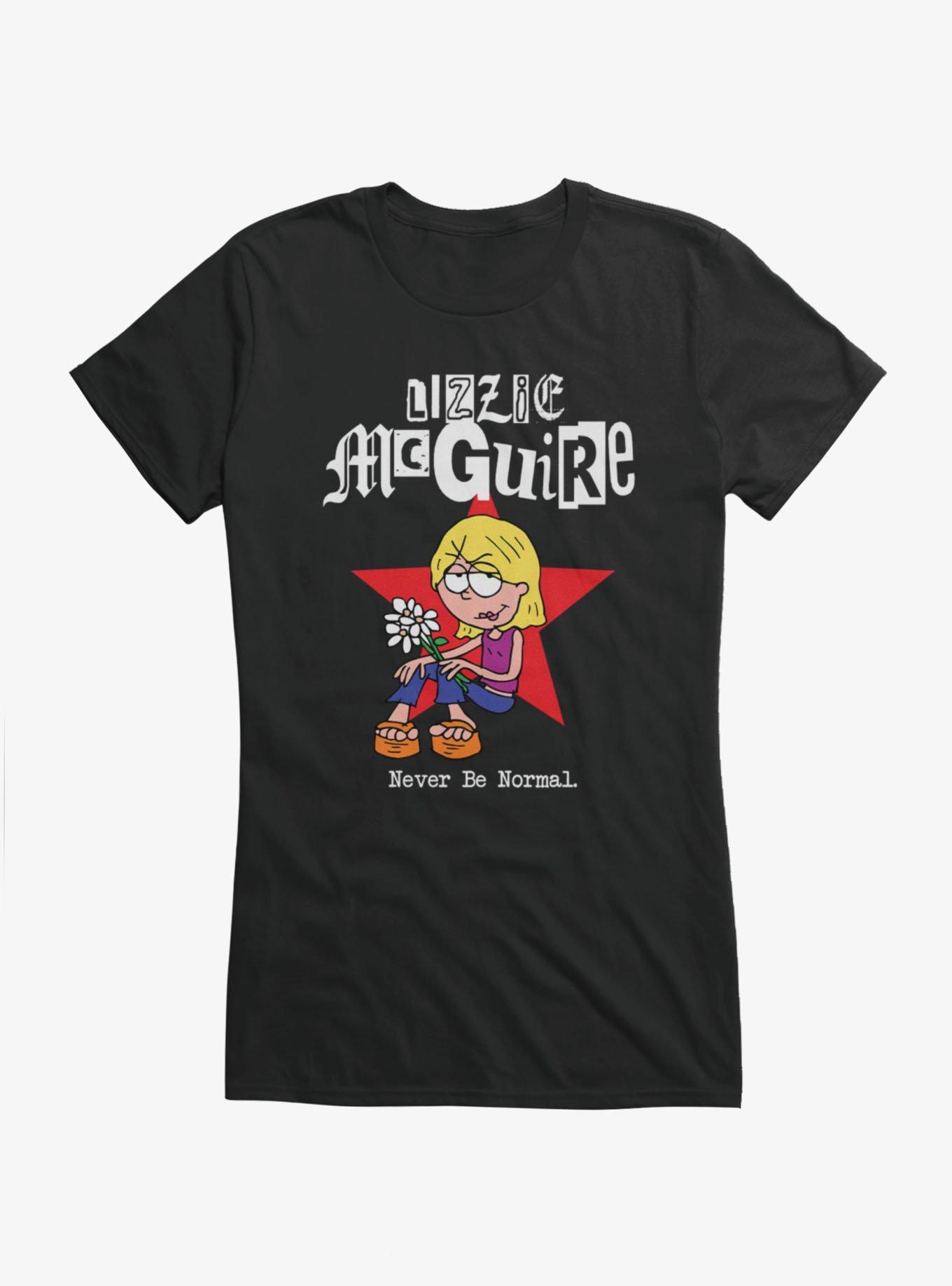 Disney Lizzie McGuire Star Never Be Normal Girls T-Shirt
