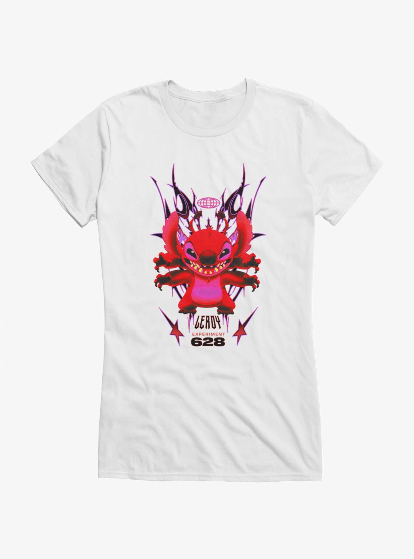 Disney Lilo & Stitch Leroy 628 Y2K Flames Girls T-Shirt, , hi-res