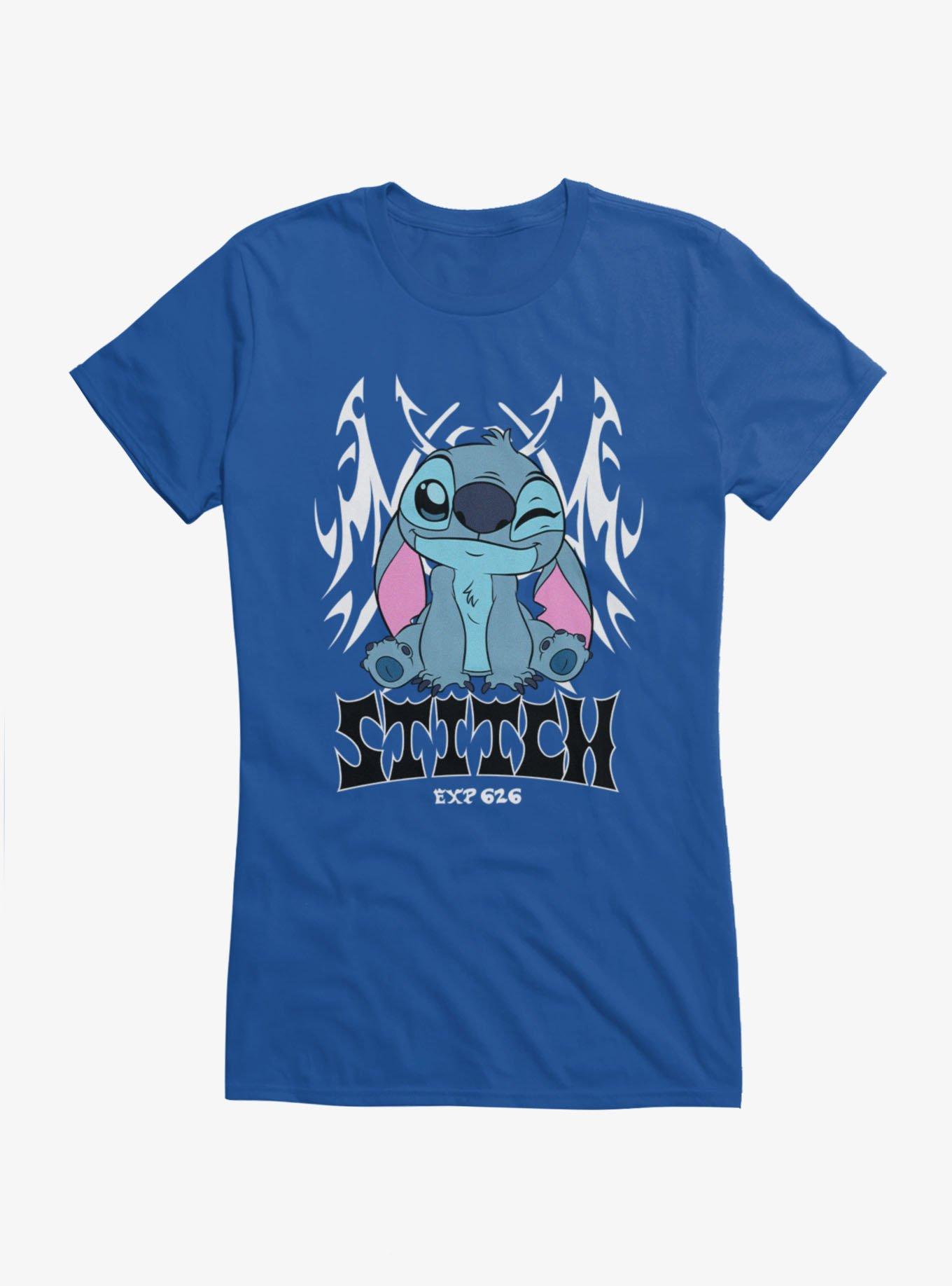 Disney Lilo & Stitch Stitch Tribal Goth Girls T-Shirt, , hi-res