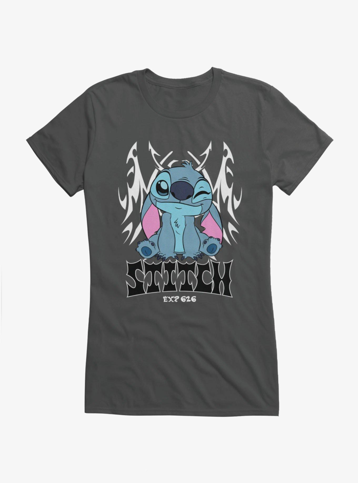 Disney Lilo & Stitch Stitch Tribal Goth Girls T-Shirt, , hi-res