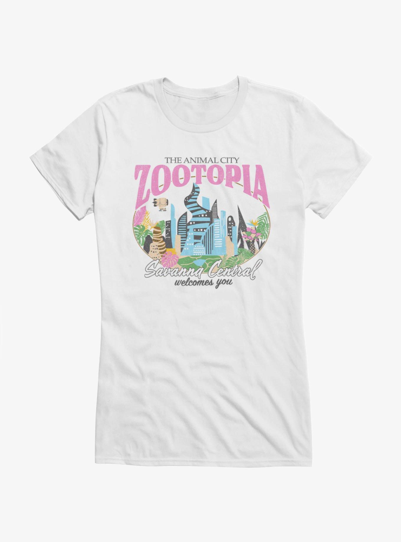 Disney Zootopia Animal City Savanna Central Girls T-Shirt, WHITE, hi-res