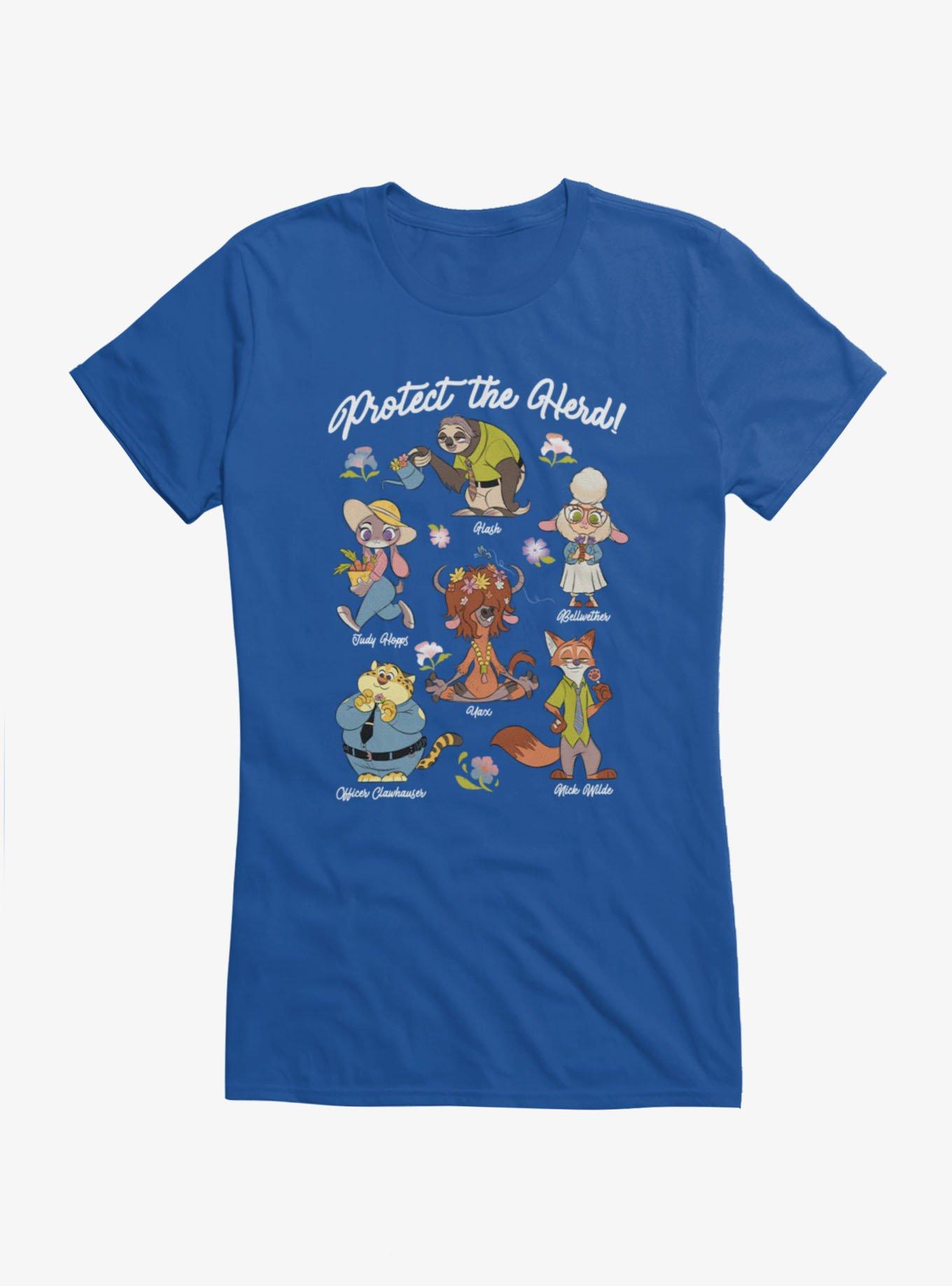 Disney Zootopia Protect The Herd Girls T-Shirt