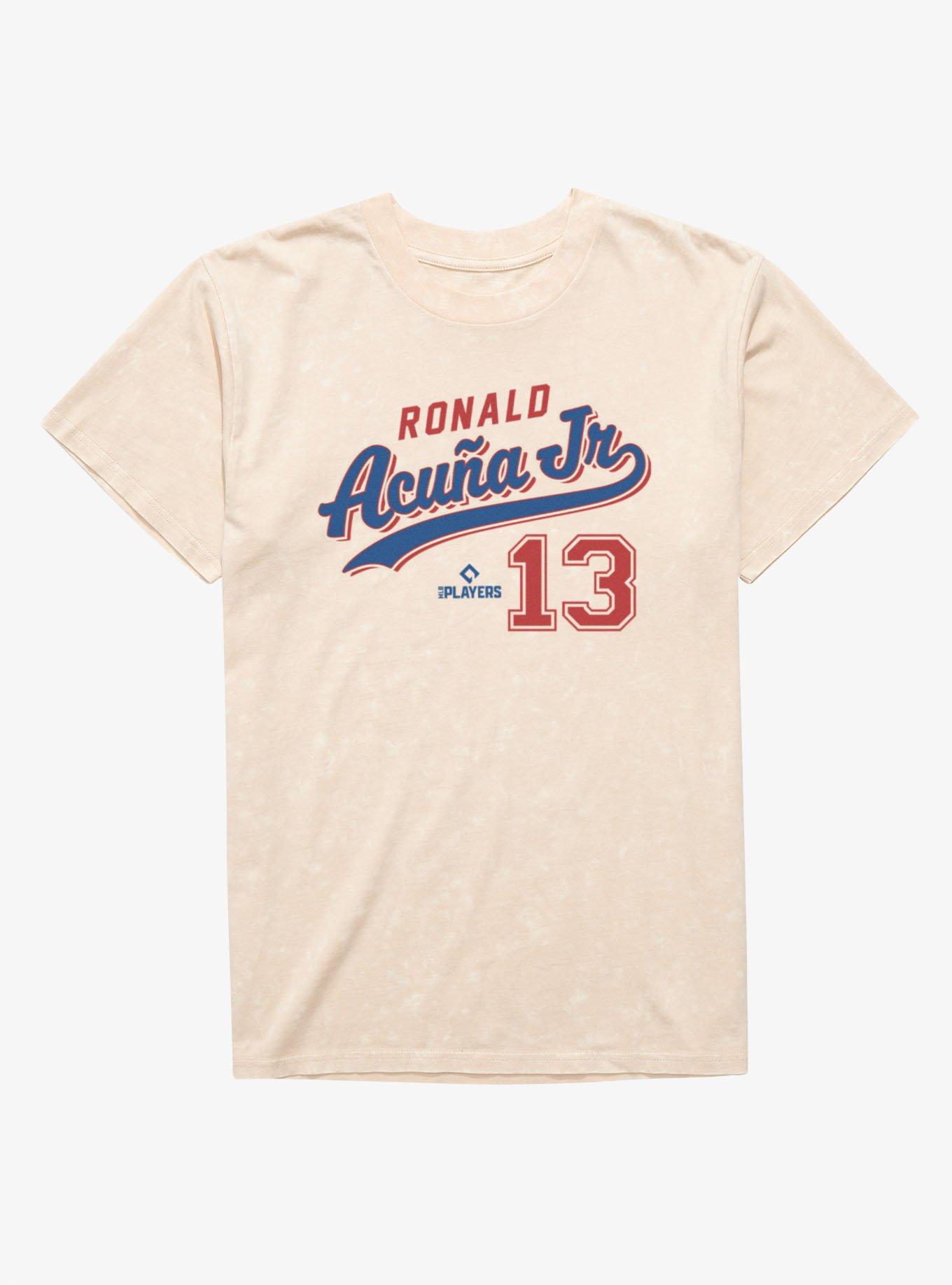 MLB Atlanta Braves Ronald Acuna Jr. 13 Mineral Wash T-Shirt, , hi-res