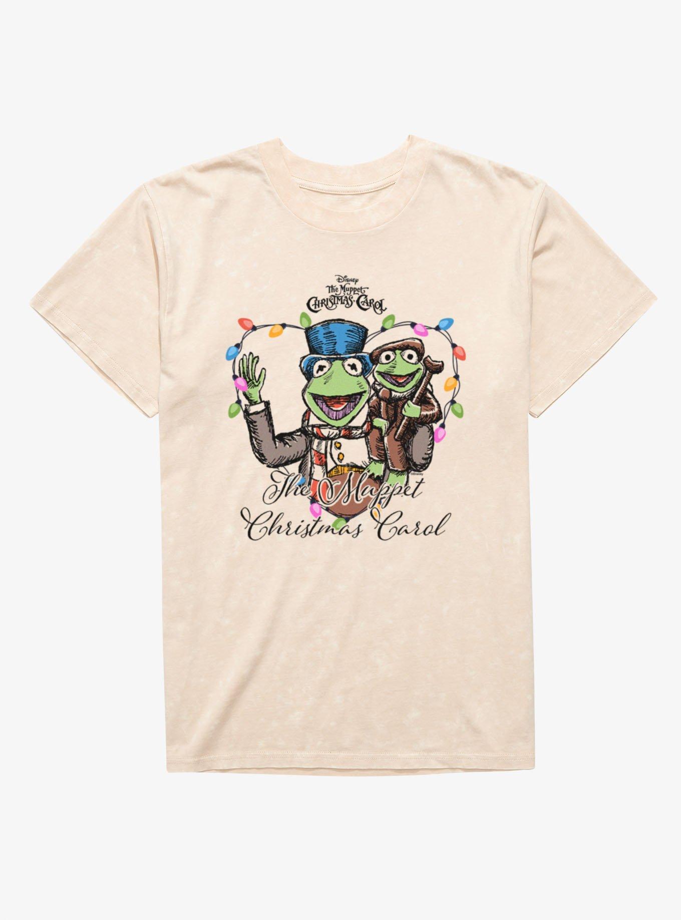 Disney The Muppets Christmas Carol Kermit & Tiny Tim Mineral Wash T-Shirt, , hi-res
