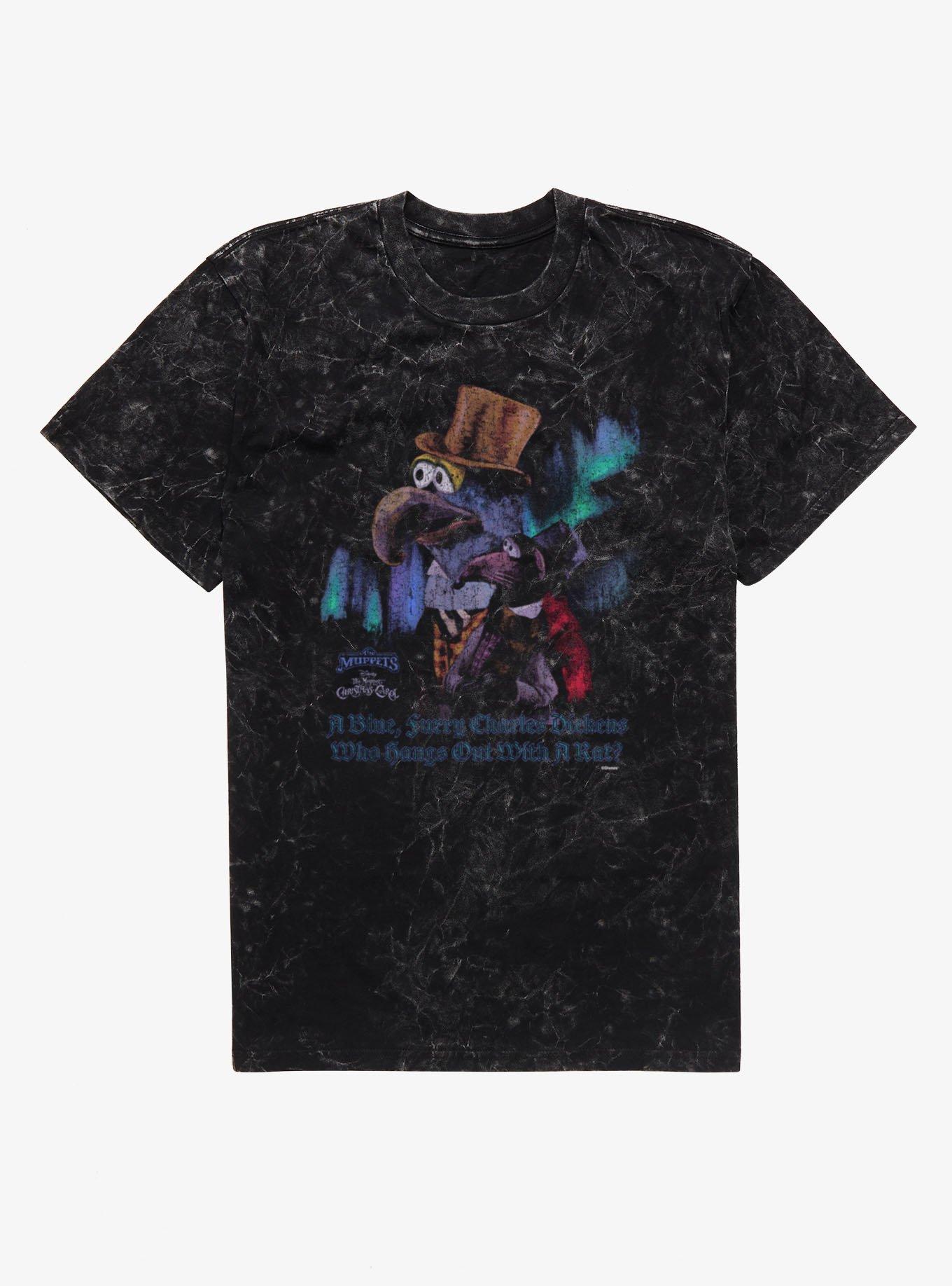 Disney The Muppets Christmas Carol Gonzo & Rizzo Charles Dickens Mineral Wash T-Shirt, , hi-res