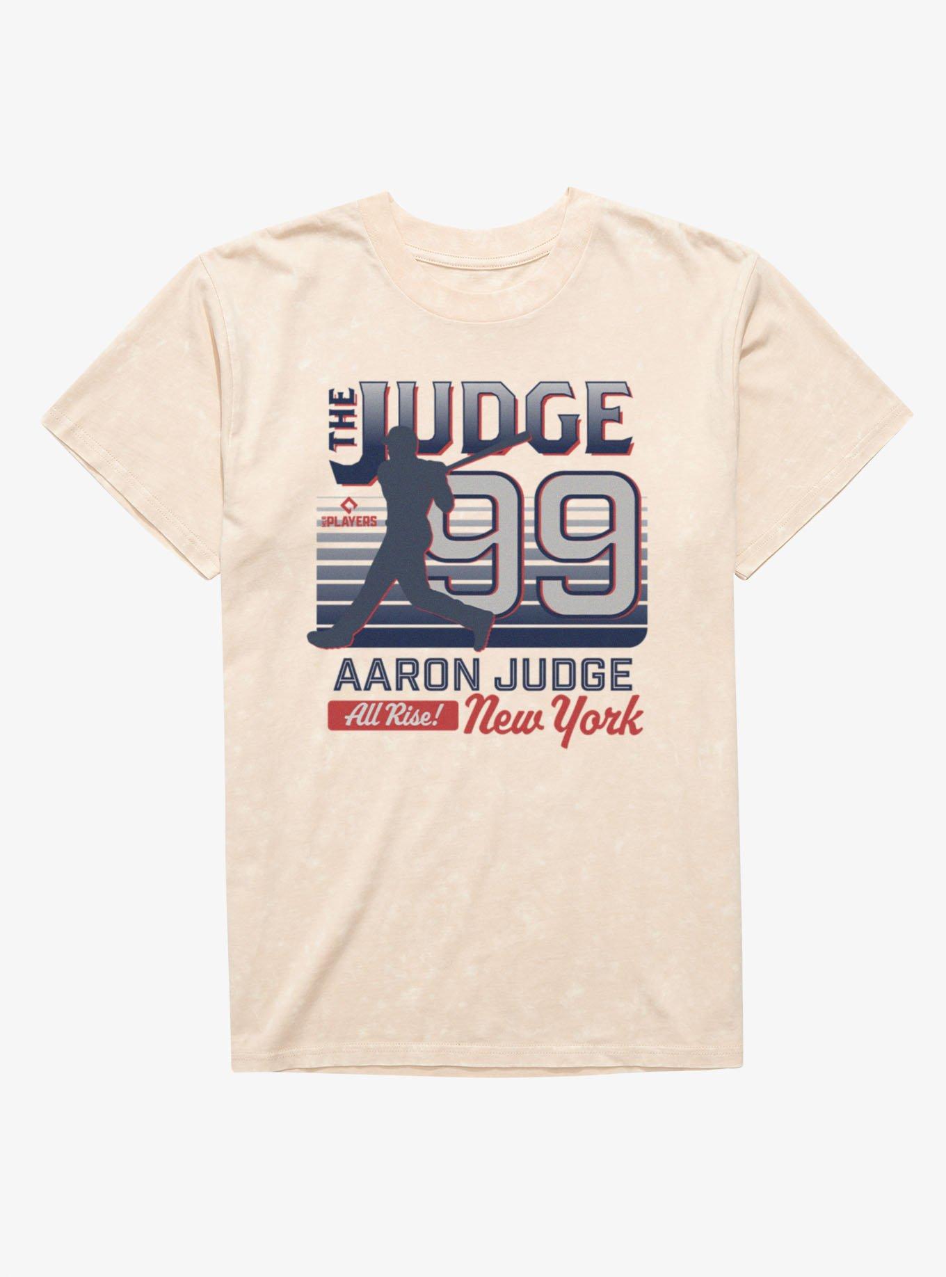 MLB New York Yankees Aaron Judge All Rise New York Mineral Wash T-Shirt, , hi-res