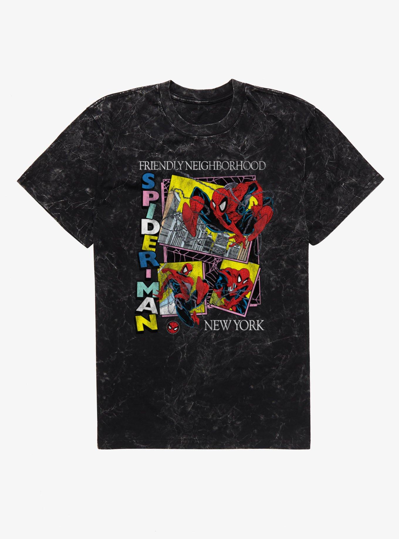 Marvel Spider-Man Friendly Neighborhood Mineral Wash T-Shirt, , hi-res