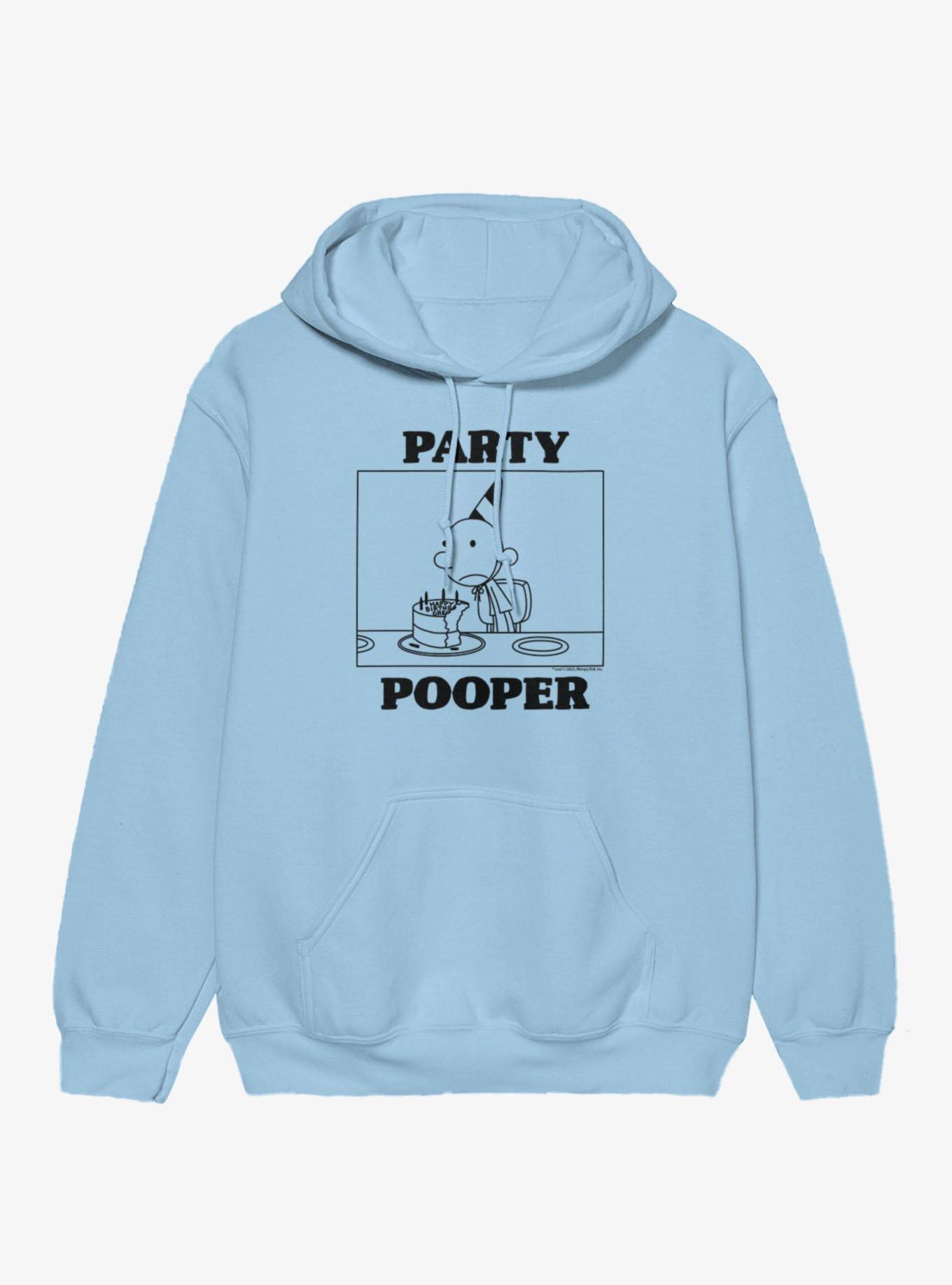 Diary Of A Wimpy Kid Party Pooper Hoodie, LIGHT BLUE, hi-res