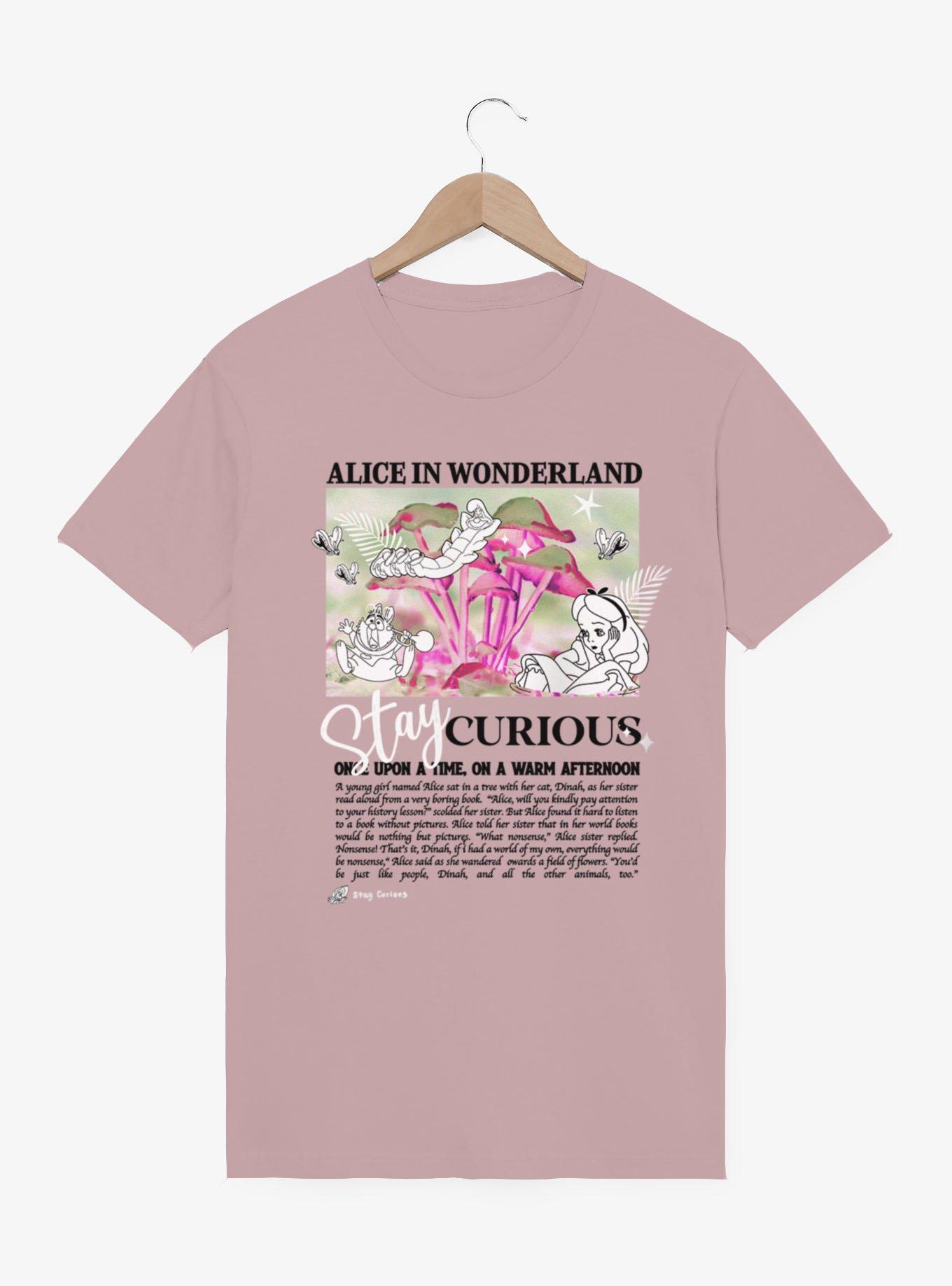 Disney Alice In Wonderland Stay Curious T-Shirt Box Lunch Exclusive, , hi-res