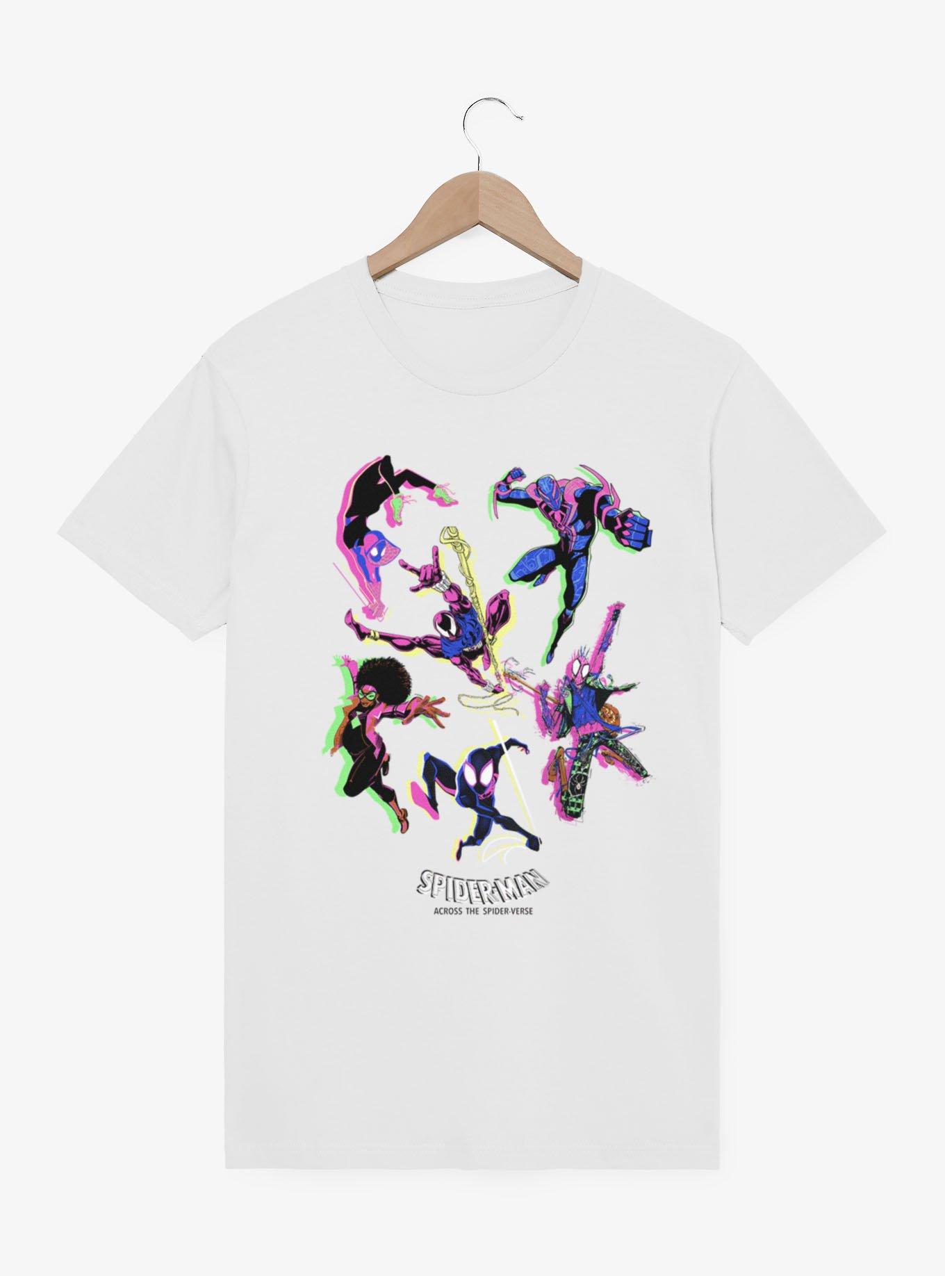 Marvel Spider-Man Spiderverse Neon T-Shirt Box Lunch Exclusive, , hi-res