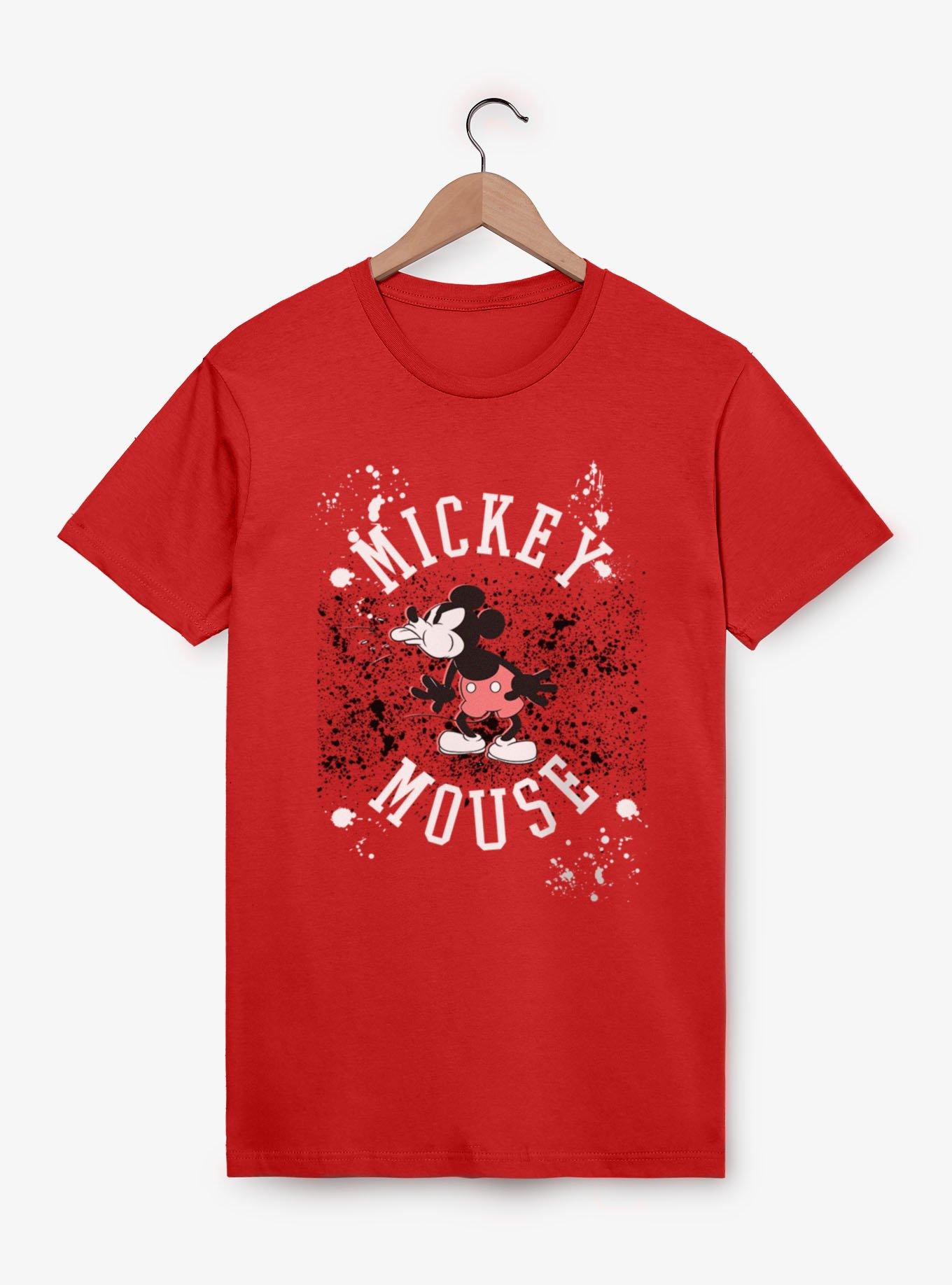 Disney Mickey Mouse Graffiti T-Shirt Box Lunch Exclusive, RED, hi-res