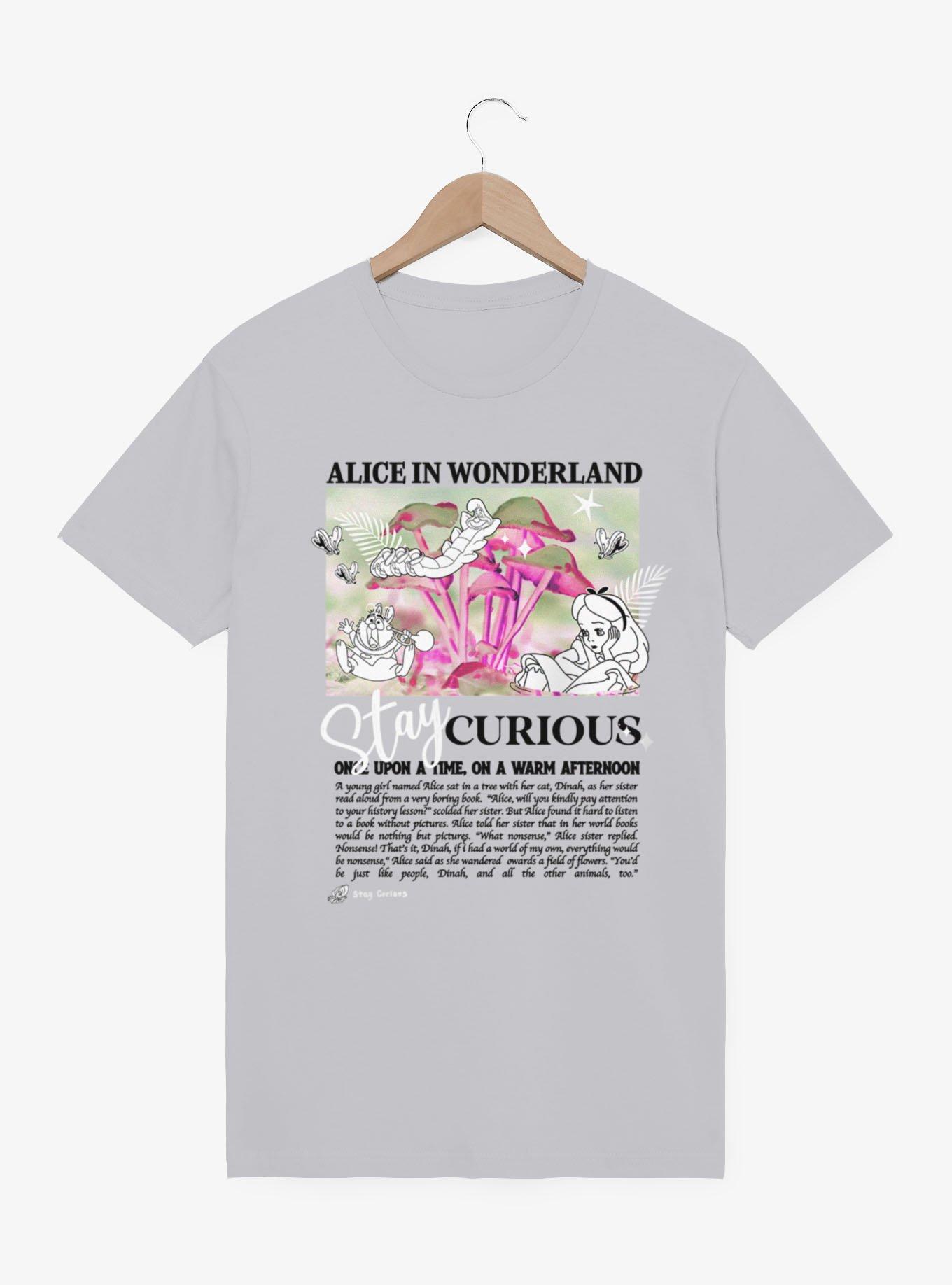 Disney Alice In Wonderland Stay Curious T-Shirt Box Lunch Exclusive, , hi-res