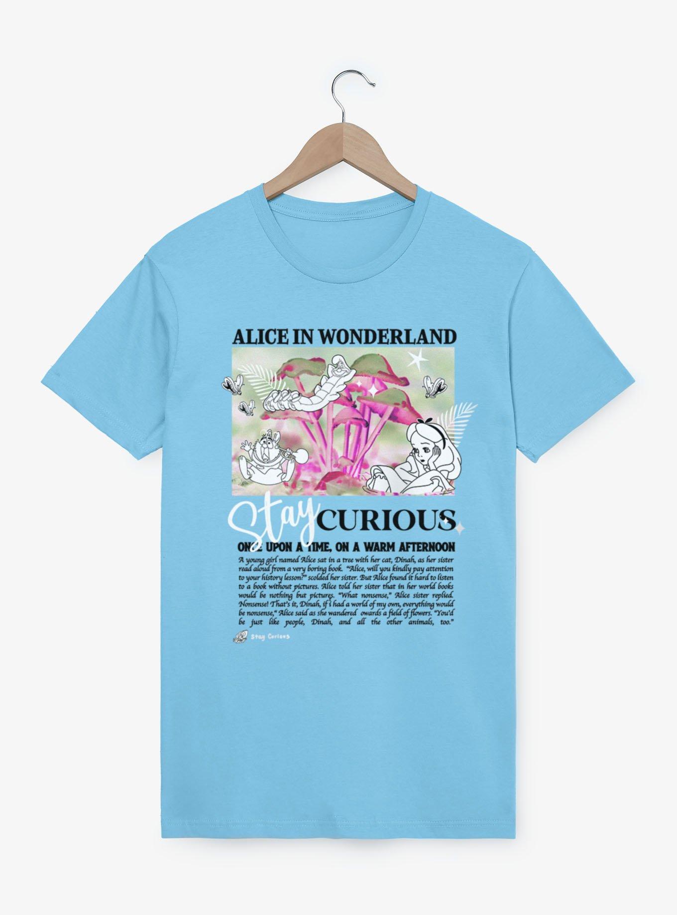 Disney Alice In Wonderland Stay Curious T-Shirt Box Lunch Exclusive, , hi-res