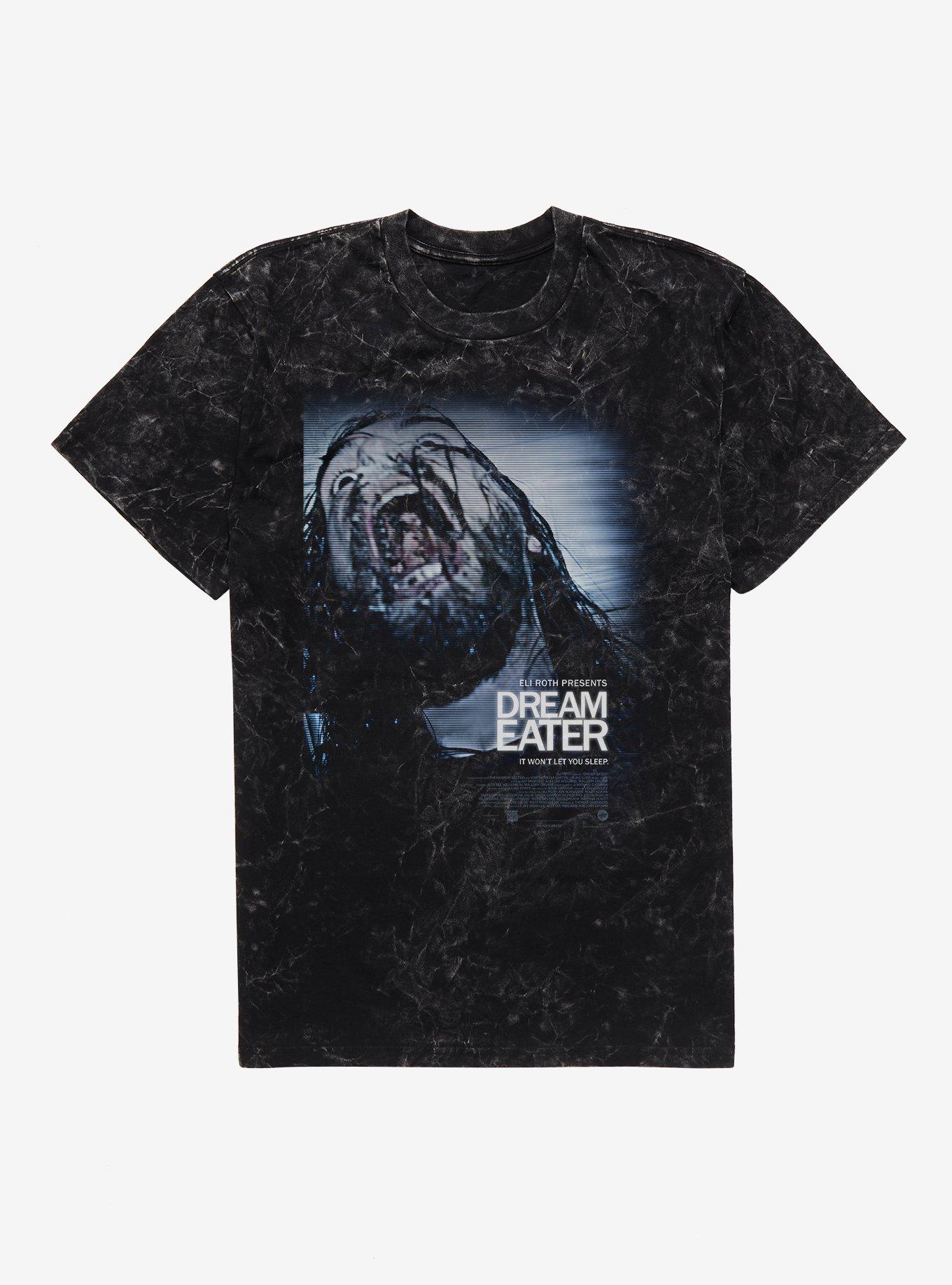 Dream Eater It Won't Let You Sleep Movie Poster Mineral Wash T-Shirt, , hi-res