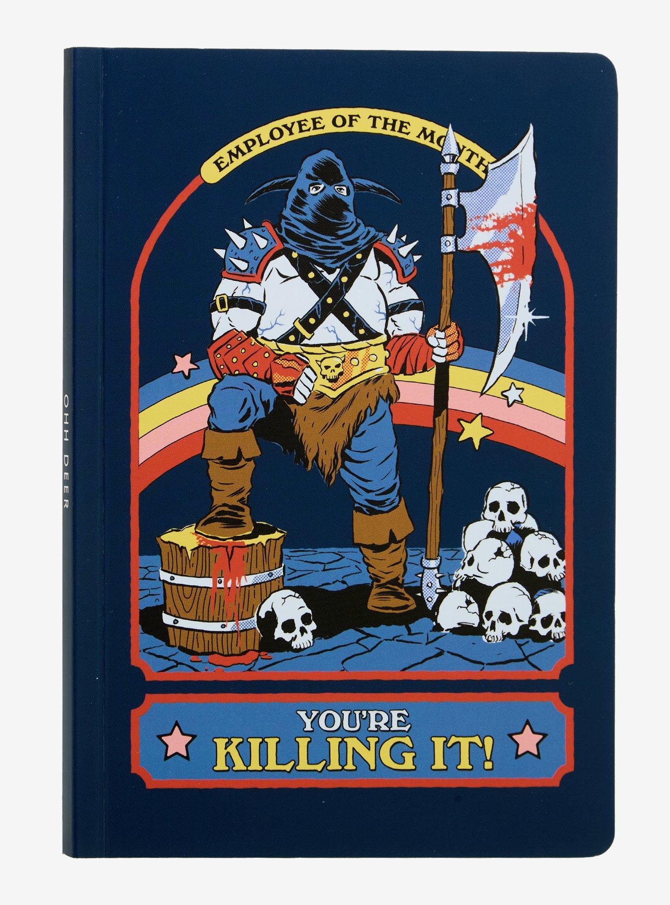 Ohh Deer Medieval Employee Notebook By Steven Rhodes, , hi-res