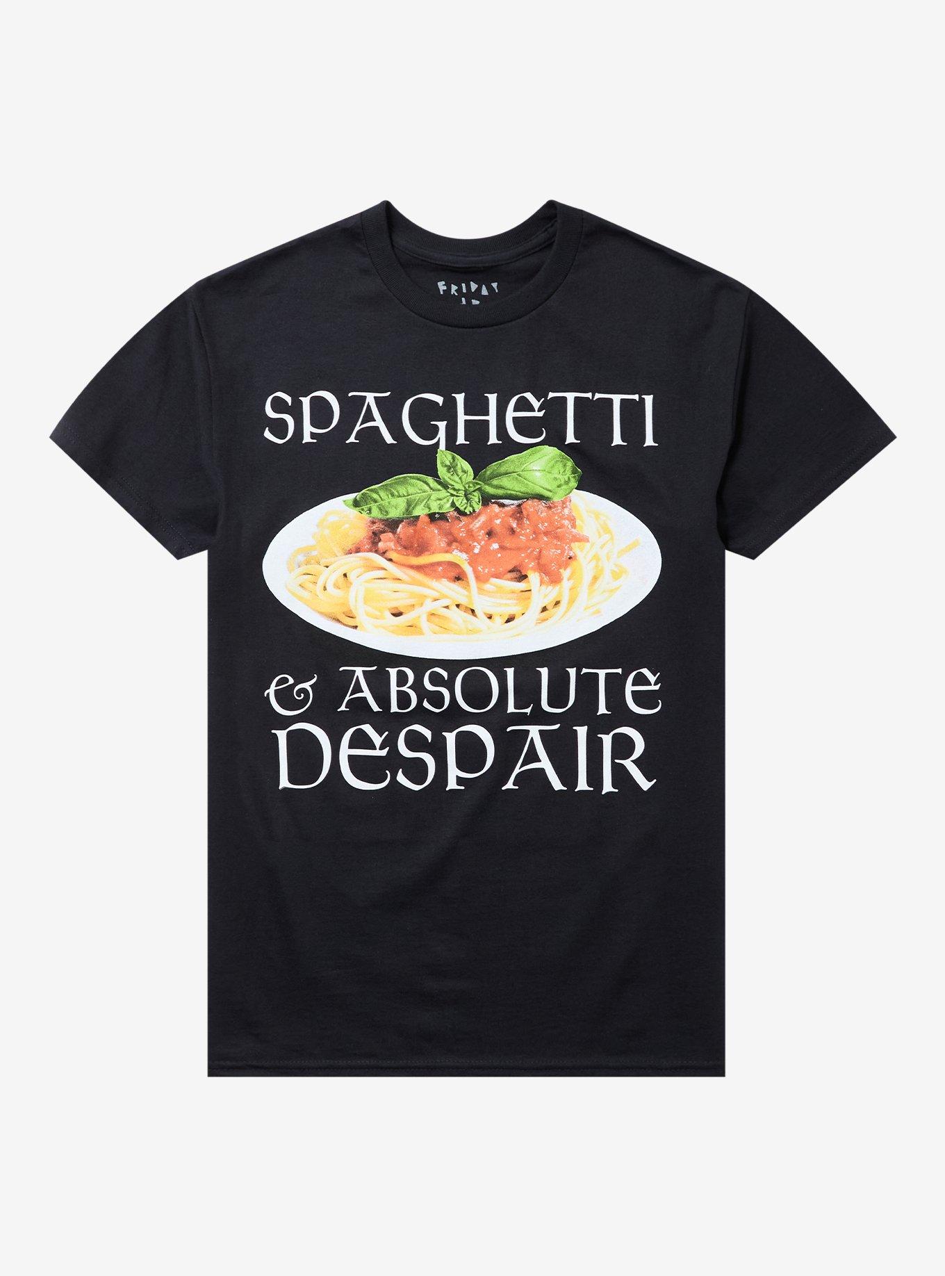Spaghetti & Despair T-Shirt By Friday Jr., , hi-res