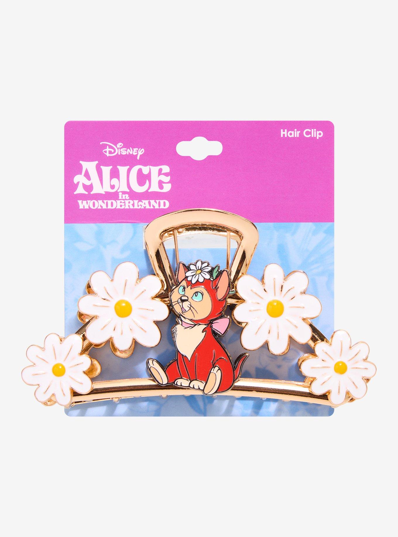 Disney Alice in Wonderland Dinah Daisies Metal Claw Clip - BoxLunch Exclusive, , hi-res