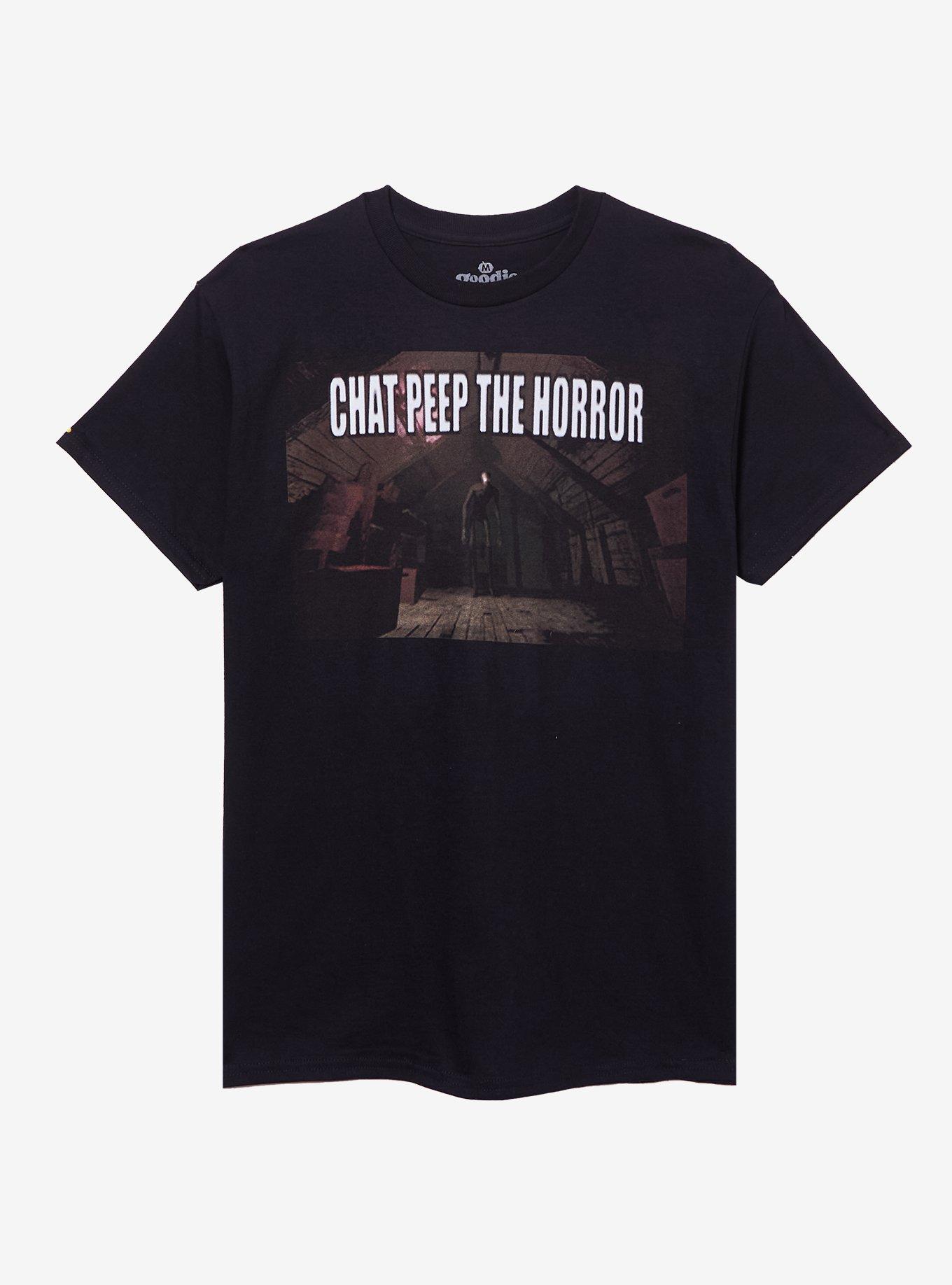 Peep The Horror T-Shirt By Goodie Two Sleeves, , hi-res