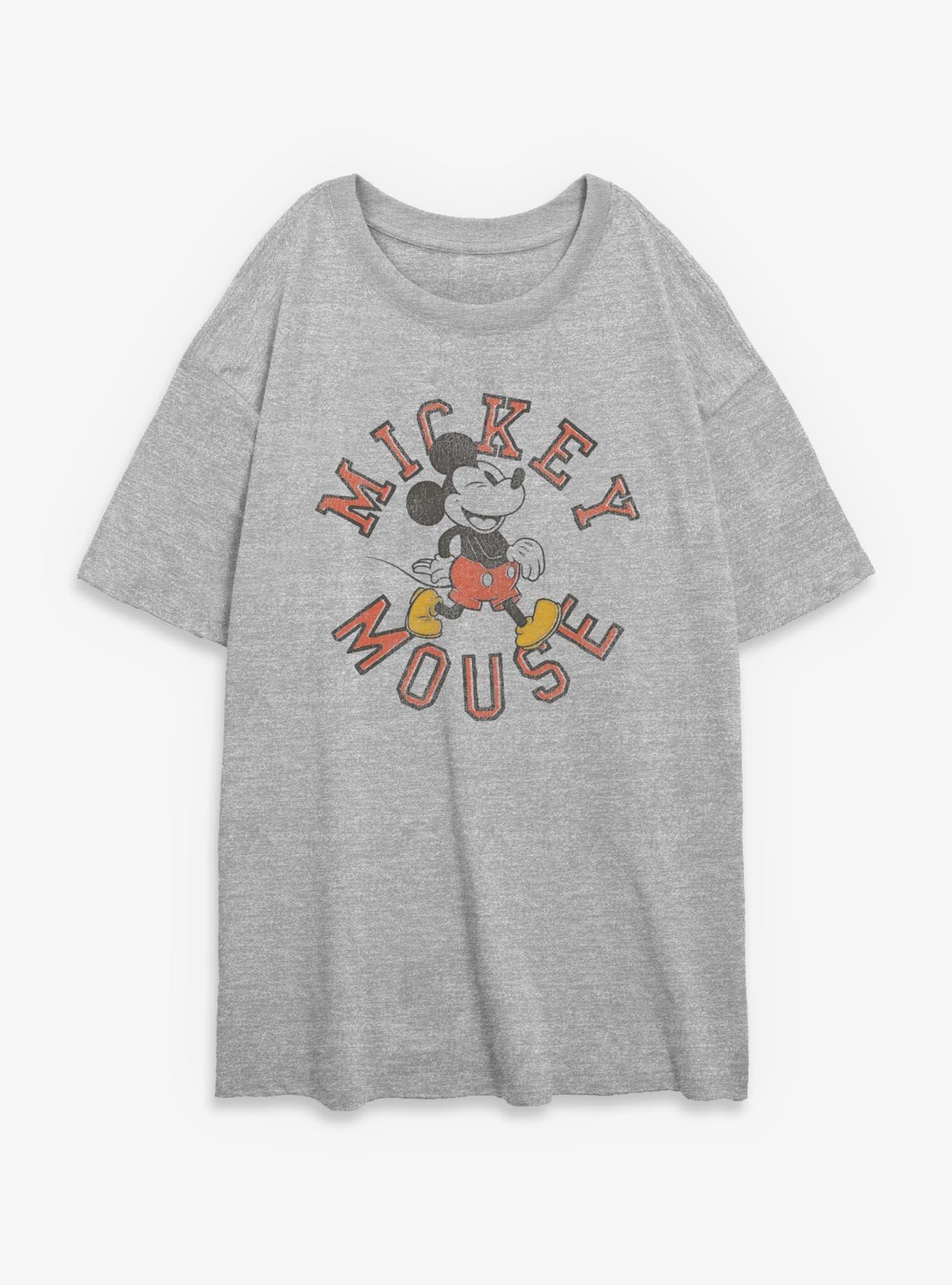 Disney Mickey Mouse Wink Collegiate Girls Oversized T-Shirt, , hi-res