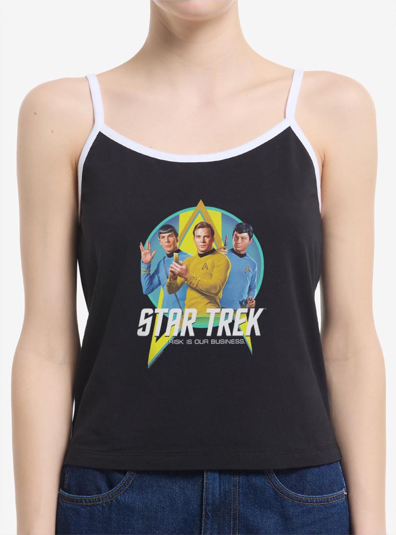 Star Trek Risk is Our Business Trio Girls Cami