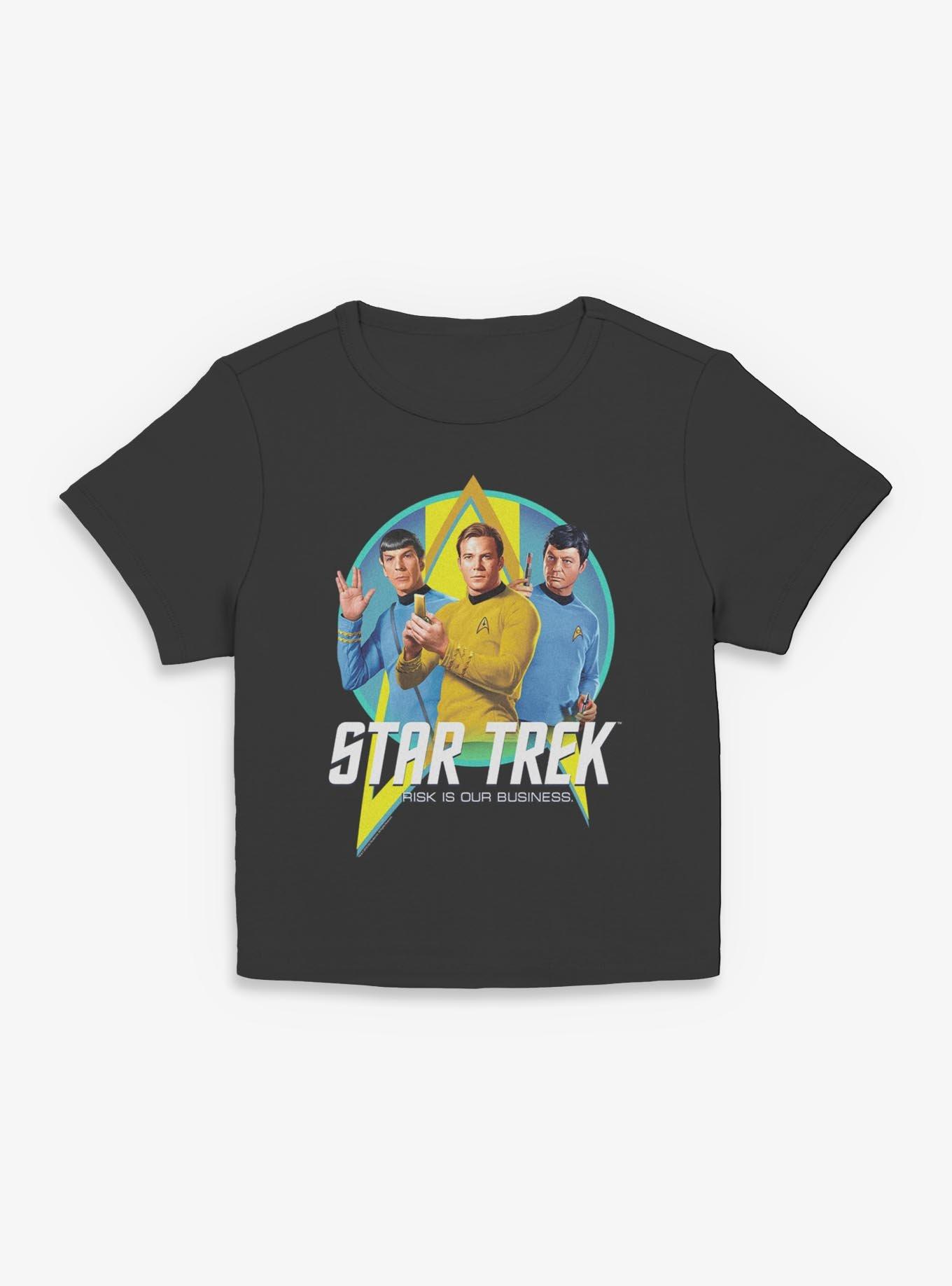 Star Trek Risk is Our Business Trio Girls Baby T-Shirt, , hi-res