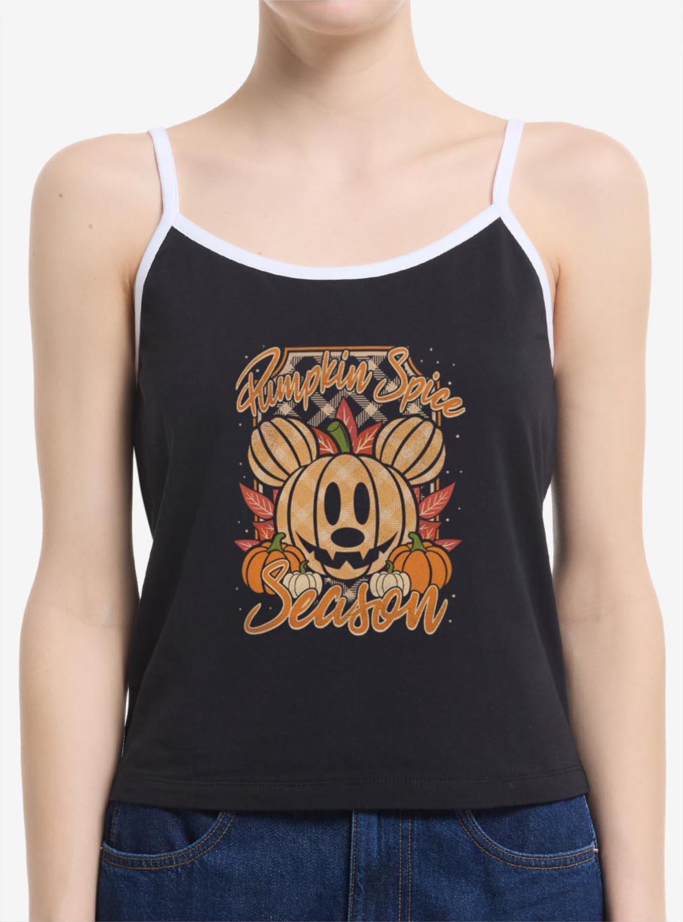 Disney Mickey Mouse Pumpkin Spice Season Girls Cami