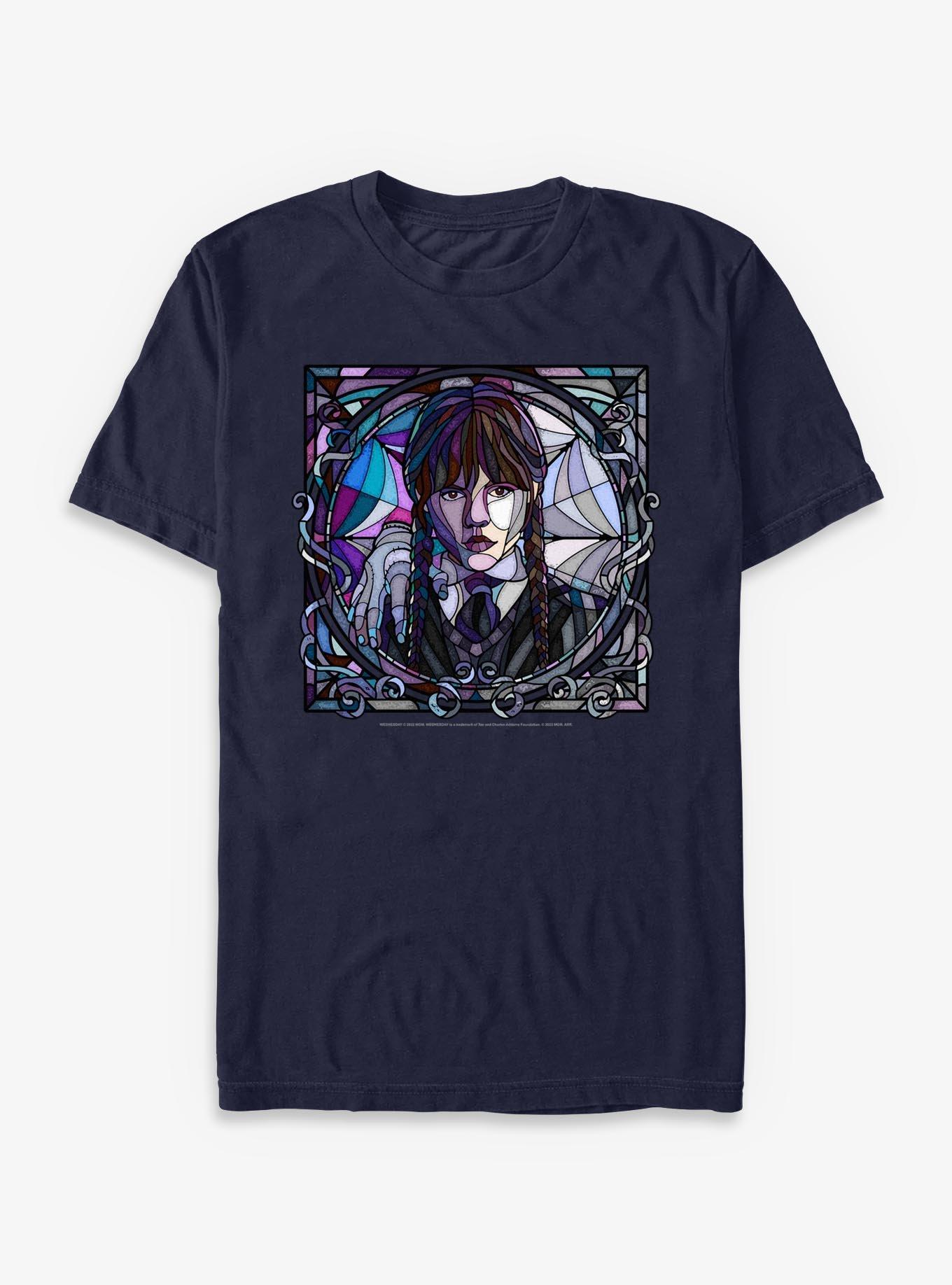 Wednesday Stained Glass T-Shirt, , hi-res