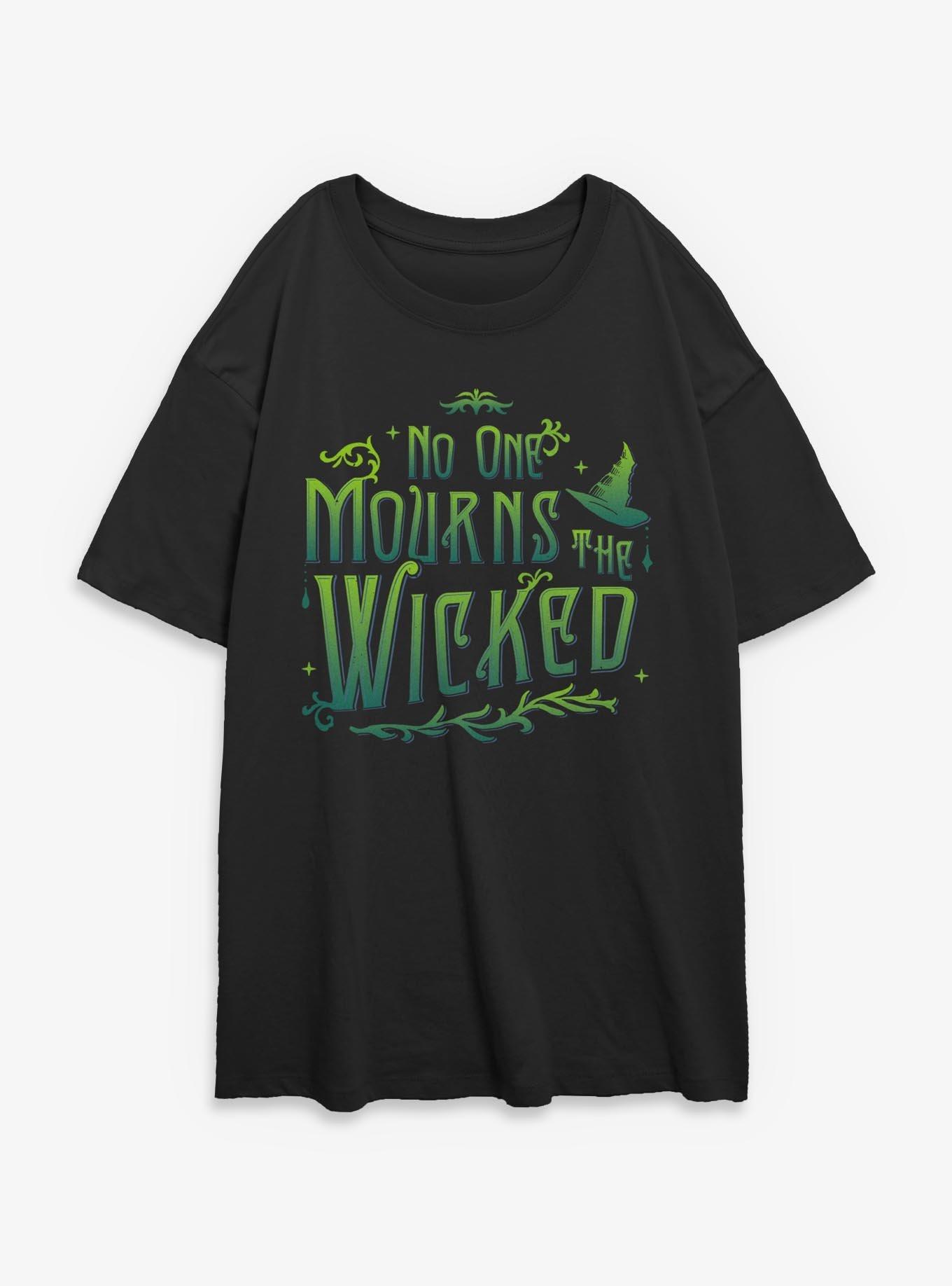 Wicked No One Mourns The Wicked Girls Oversized T-Shirt, , hi-res