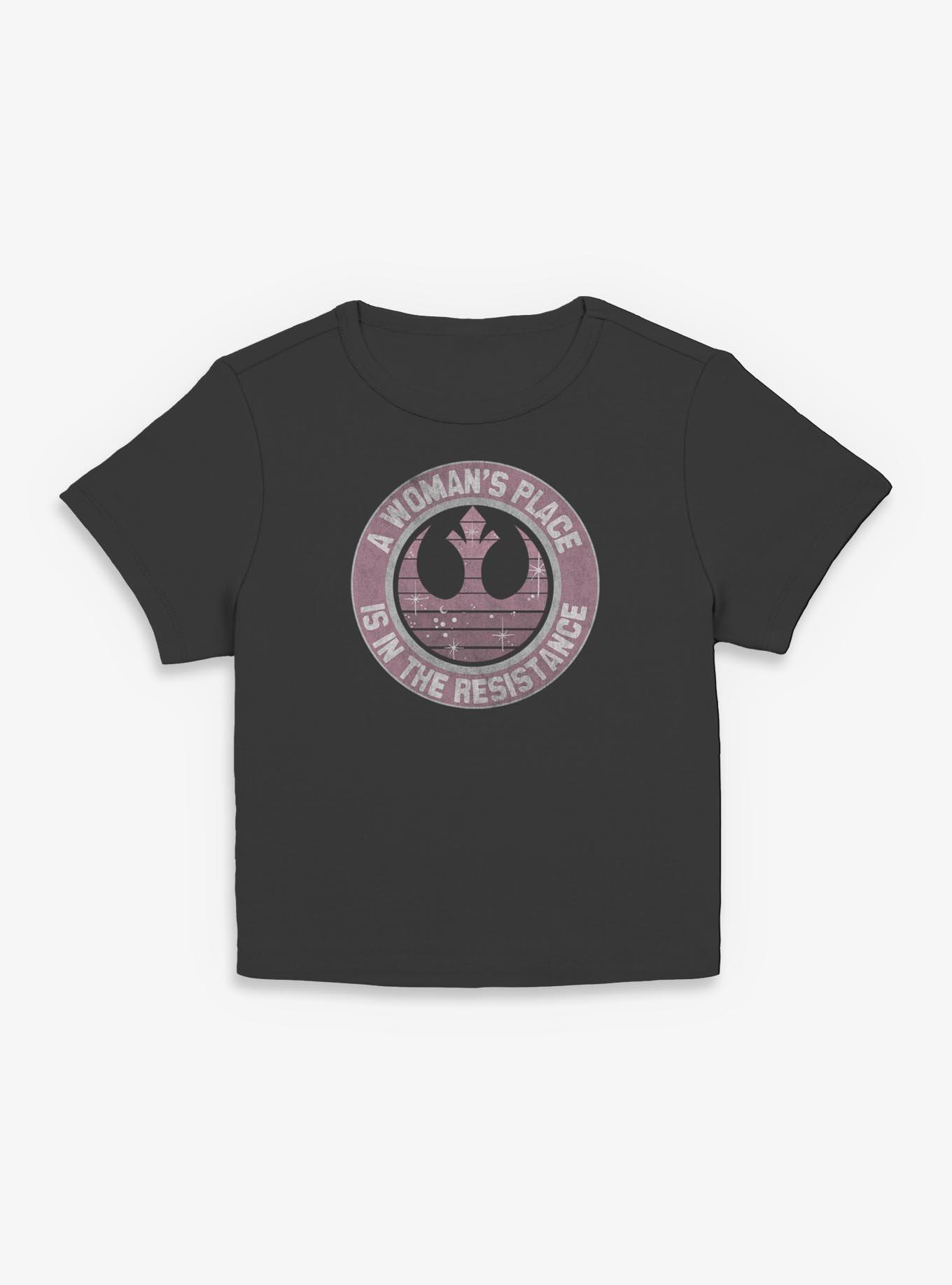 Star Wars Woman's Place Is In The Resistance Girls Baby T-Shirt, , hi-res