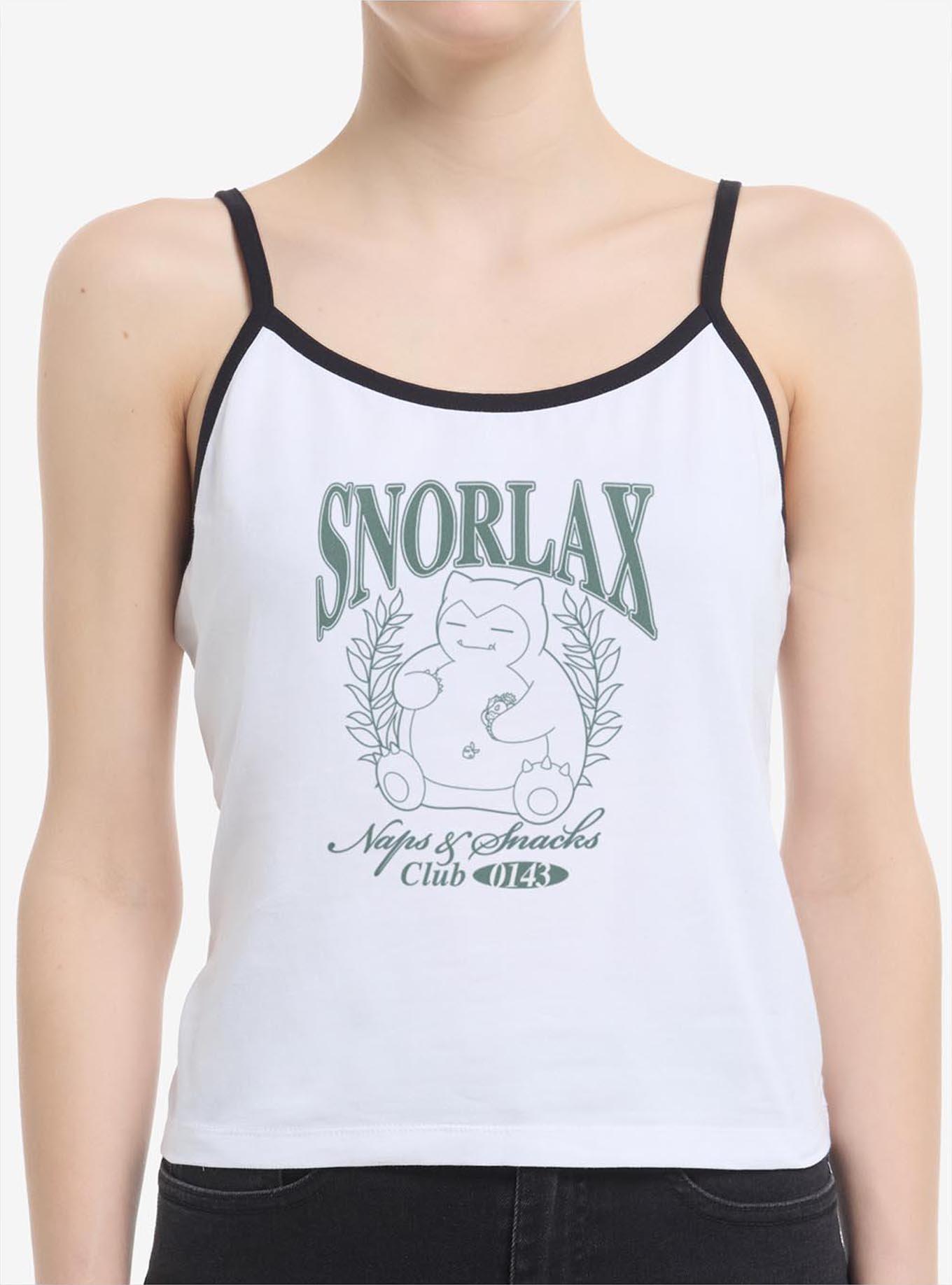 Pokemon Snorlax Collegiate Girls Cami