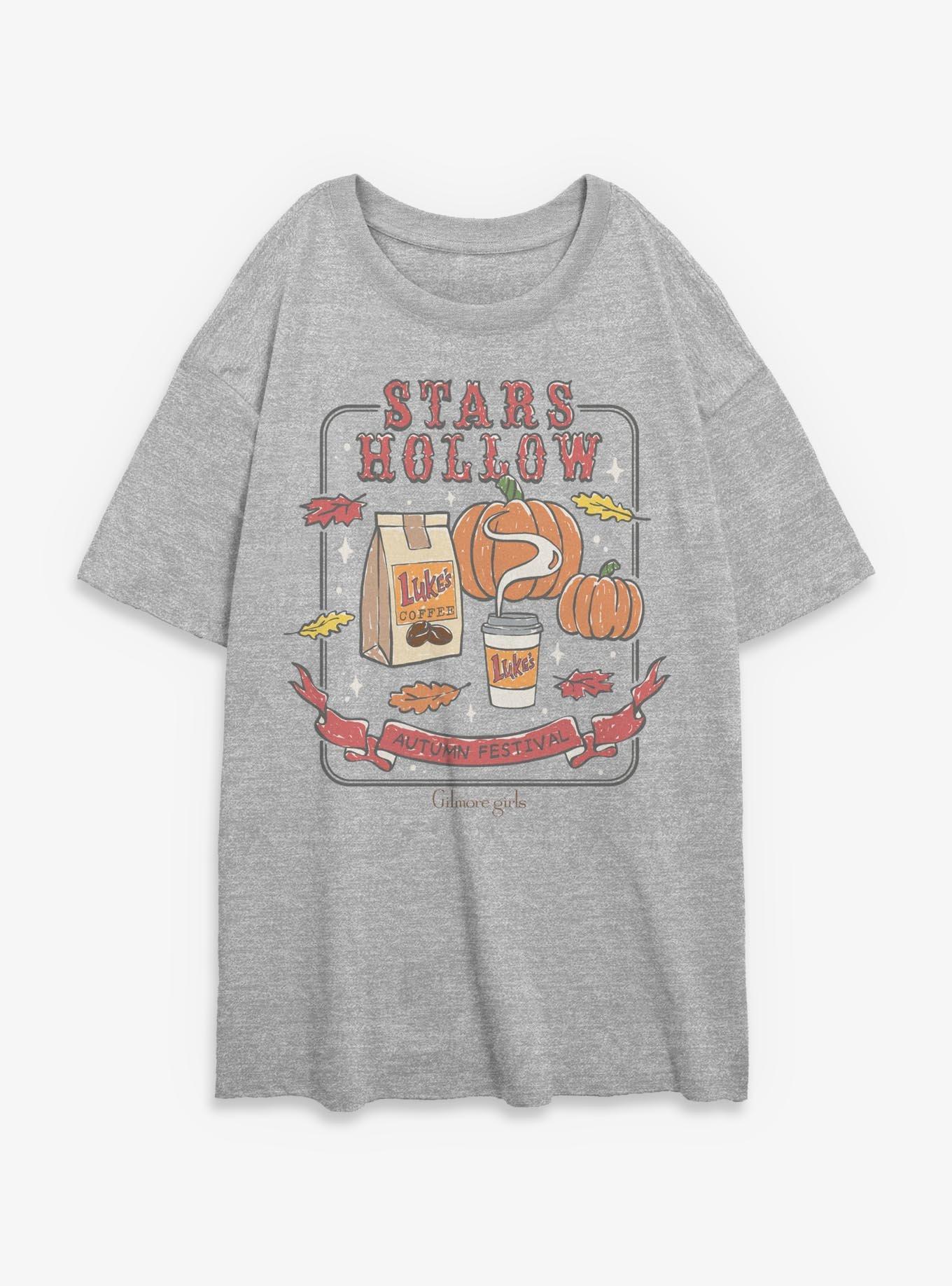 Gilmore Girls Autumn Festival Girls Oversized T-Shirt