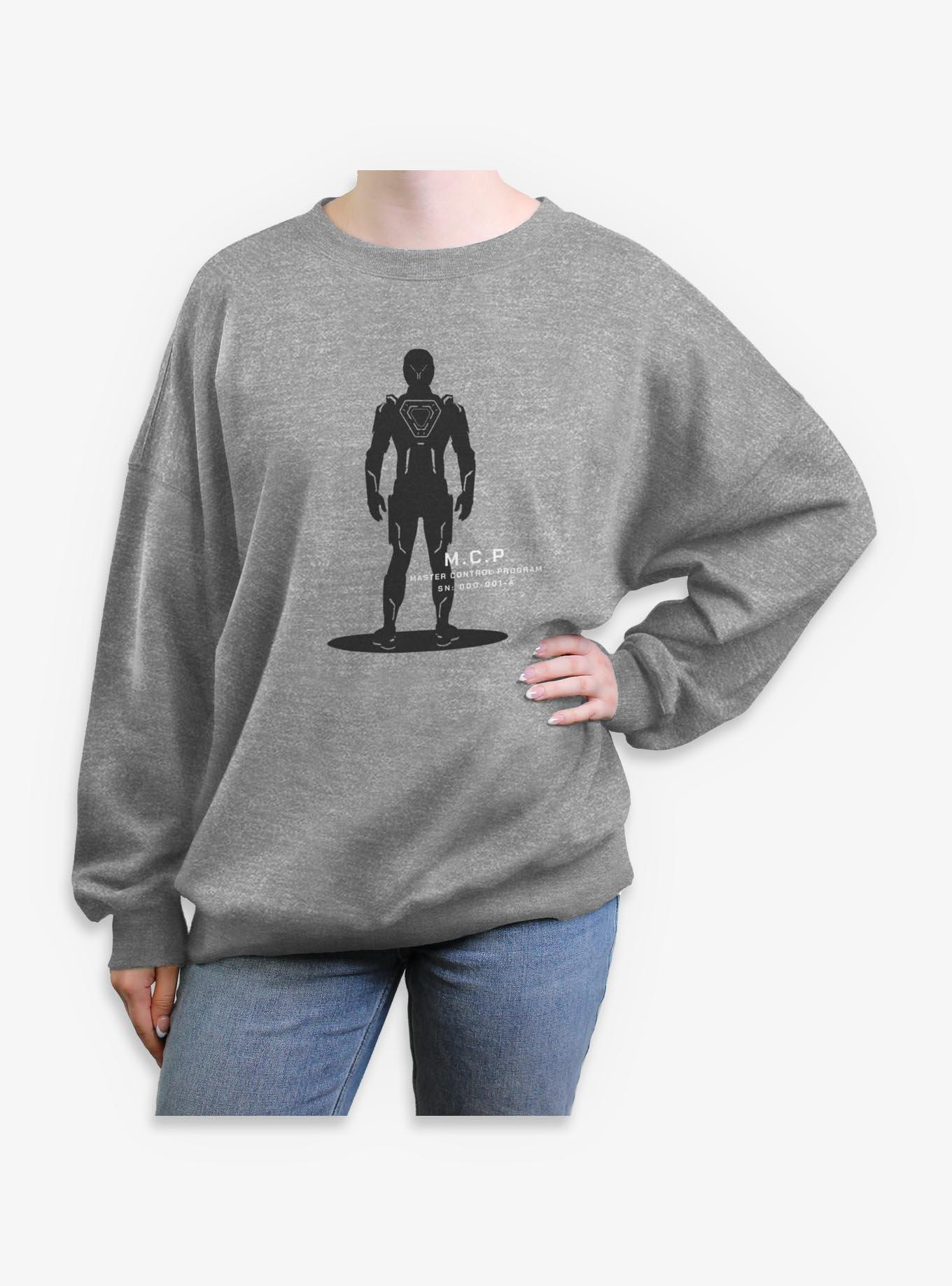 Disney Tron: Ares Master Control Program Girls Oversized Sweatshirt