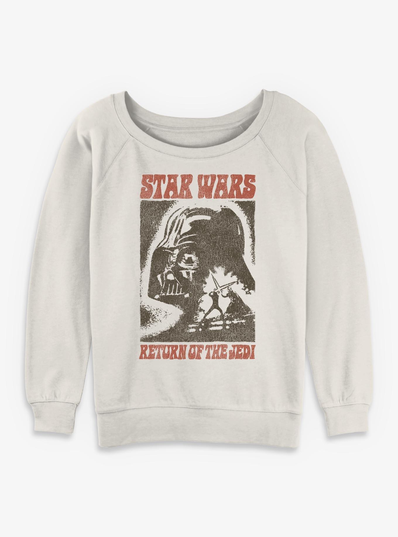 Star Wars Vader Poster Girls Slouchy Sweatshirt, EGRET, hi-res view 1
