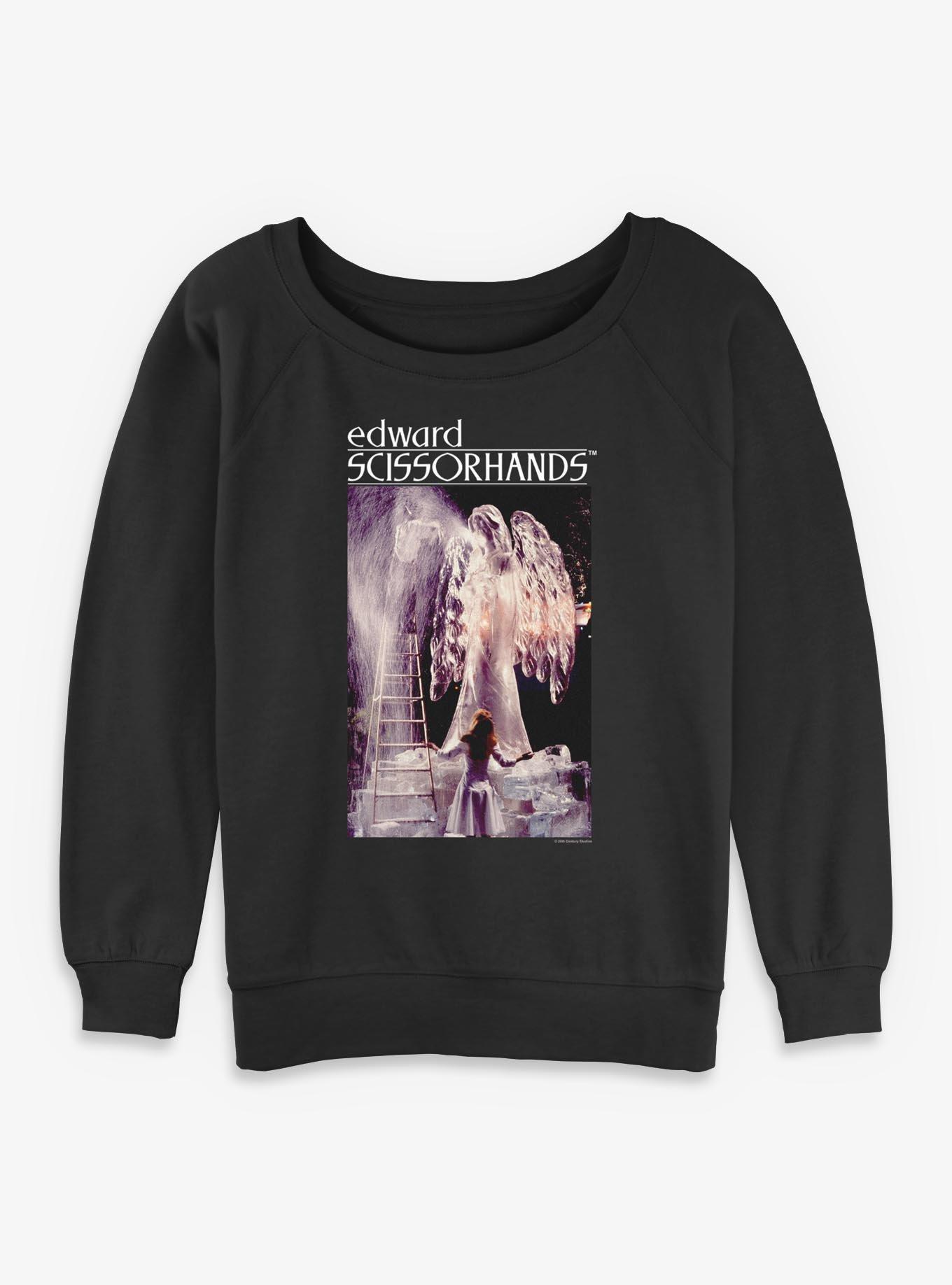 Edward Scissorhands Photoreal Girls Slouchy Sweatshirt, , hi-res