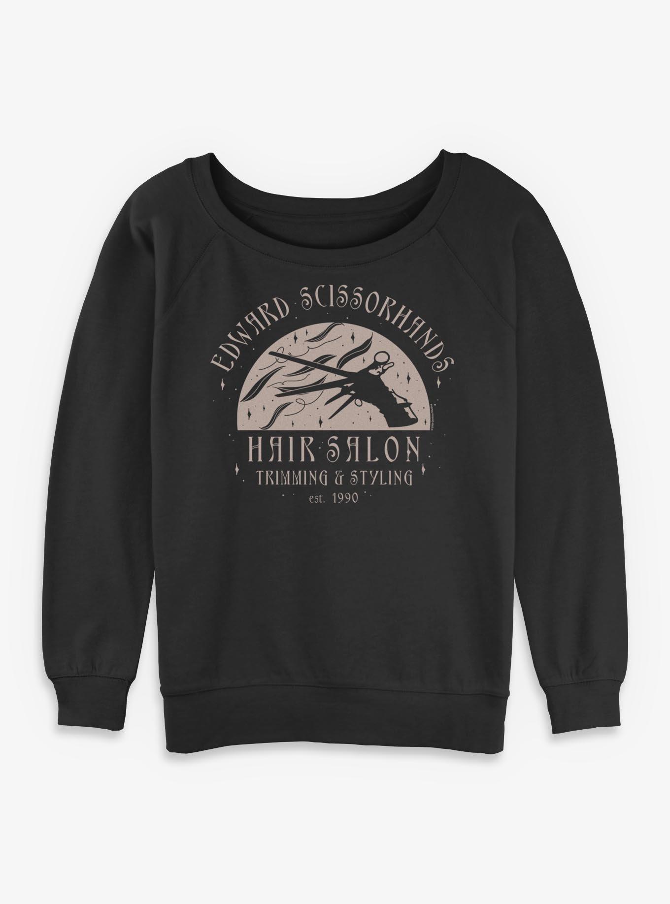 Edward Scissorhands Salon Girls Slouchy Sweatshirt, , hi-res
