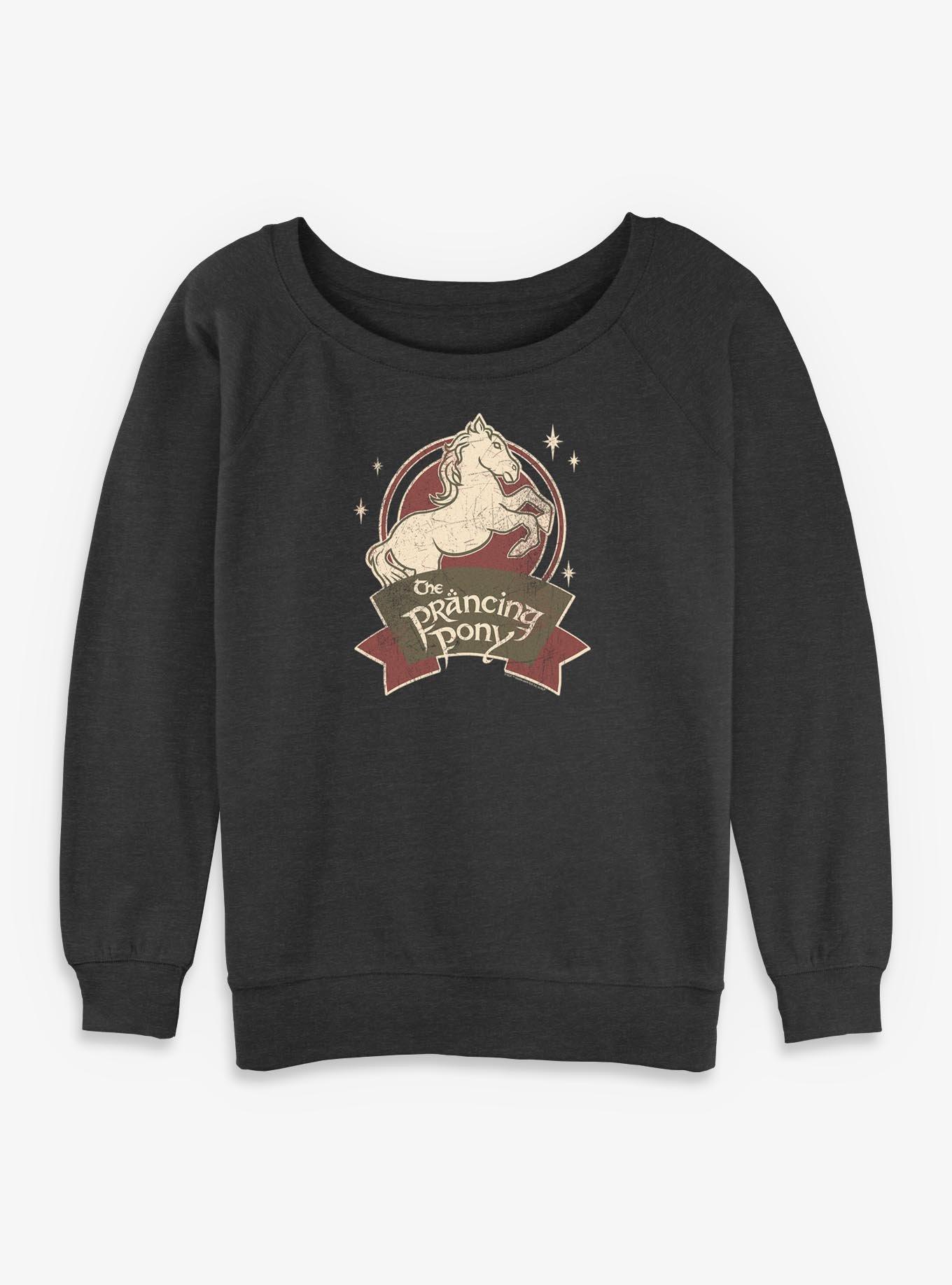 The Lord of the Rings Prancing Pony Girls Slouchy Sweatshirt