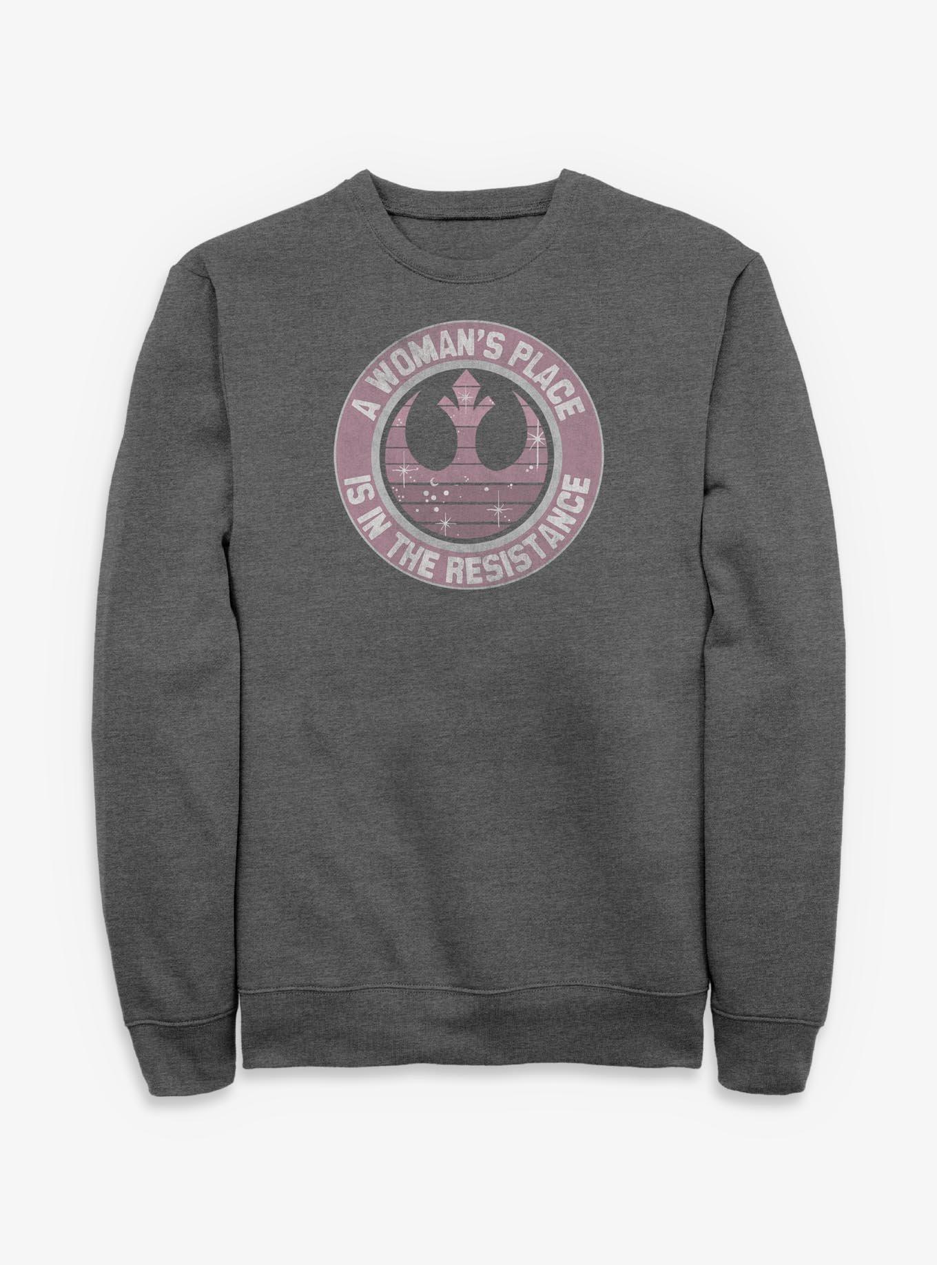 Star Wars Woman's Place Is In The Resistance Sweatshirt