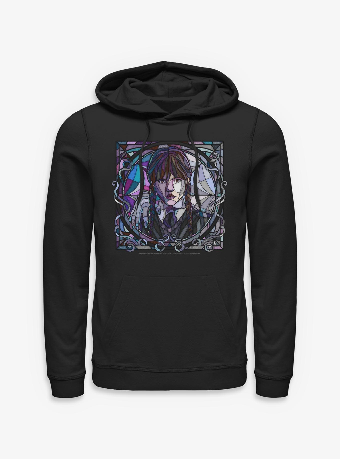 Wednesday Stained Glass Hoodie, , hi-res