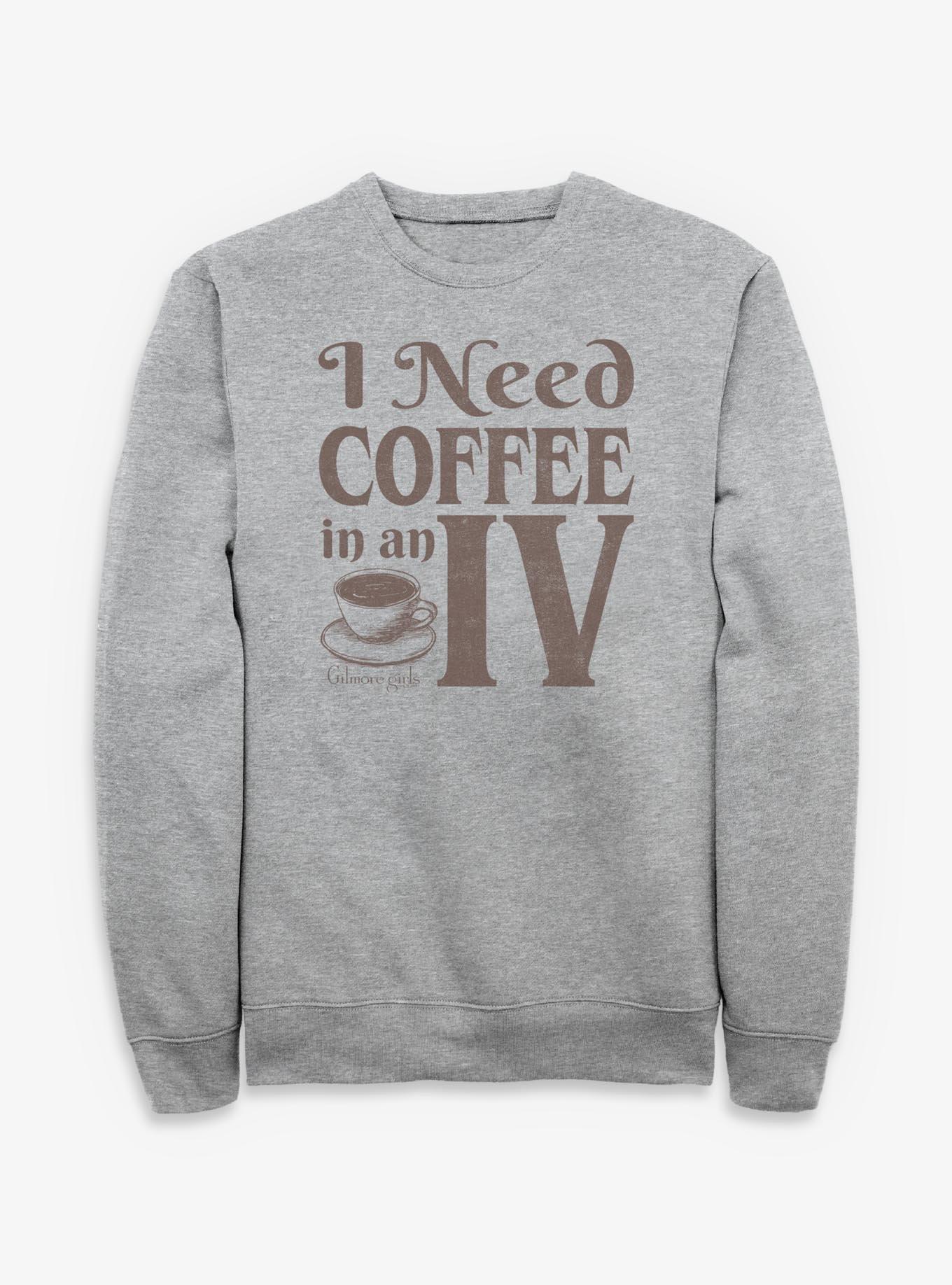 Gilmore Girls I Need Coffee In An IV Sweatshirt, , hi-res