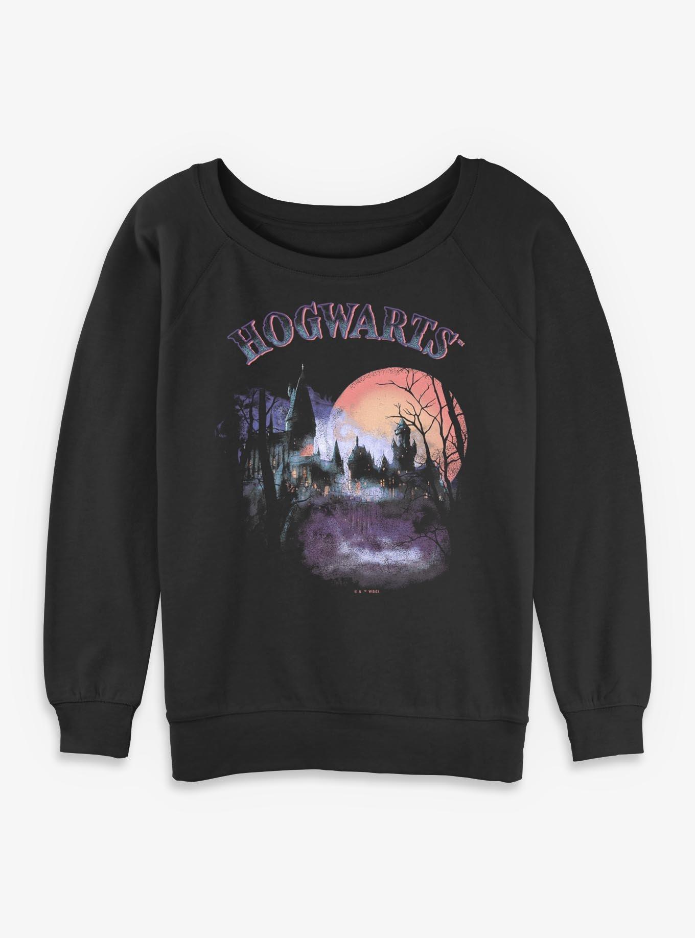 Harry Potter Horrorgwarts Girls Slouchy Sweatshirt, , hi-res
